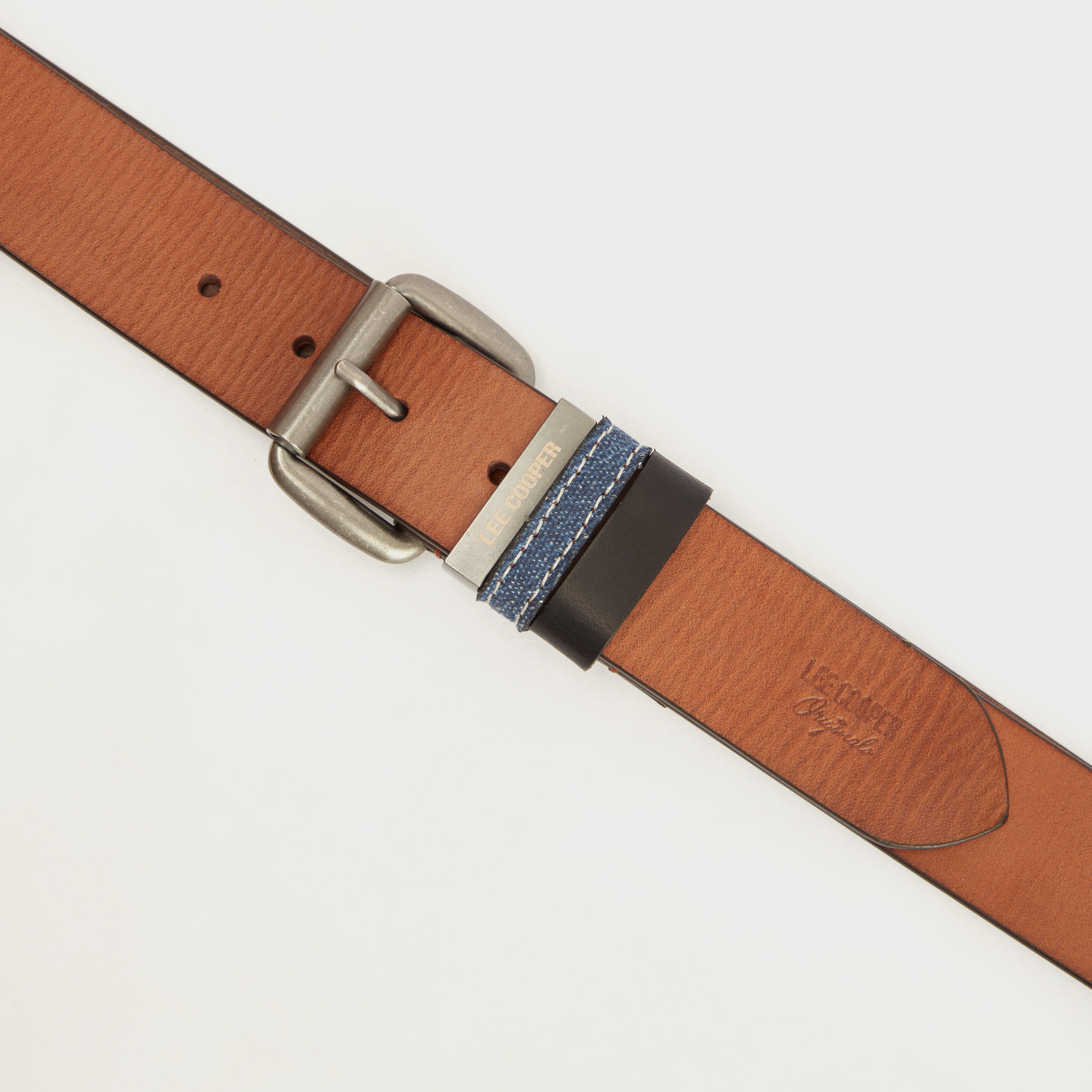 حزام سادة بإبزيم دبوس للإغلاق من لي كوبر-men-beltsandwallets-belts-image-2