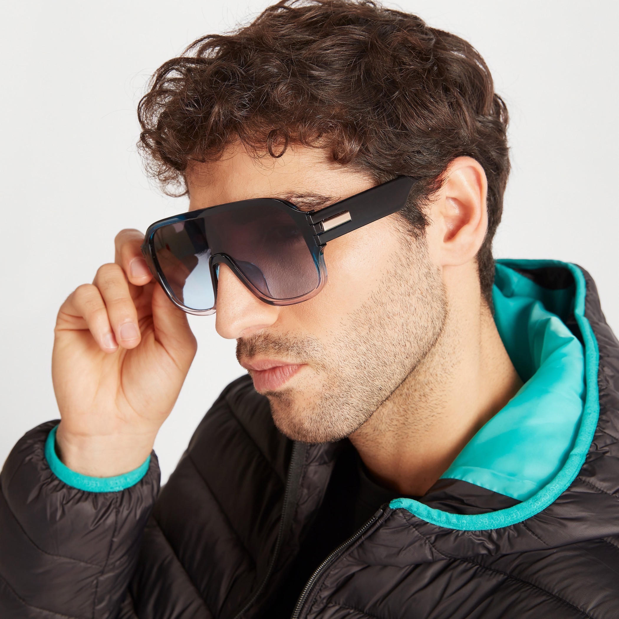 Tinted Shield Sunglasses with Nose Pads-men-sunglasses-image-2