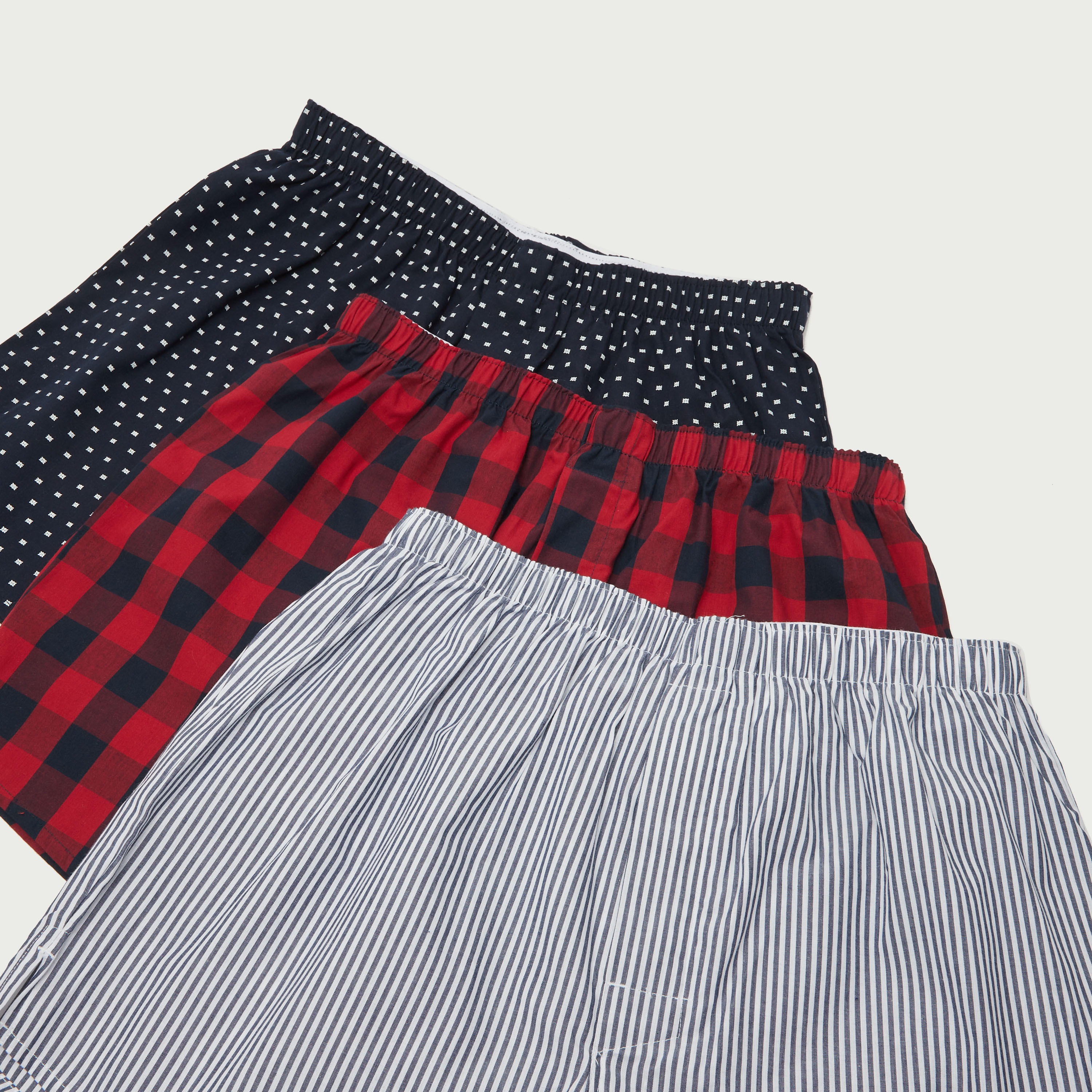 سراويل بوكسر بخصر مطّاطي وطبعات- طقم من 3 قطع-men-clothing-innerwear-underwear-image-2