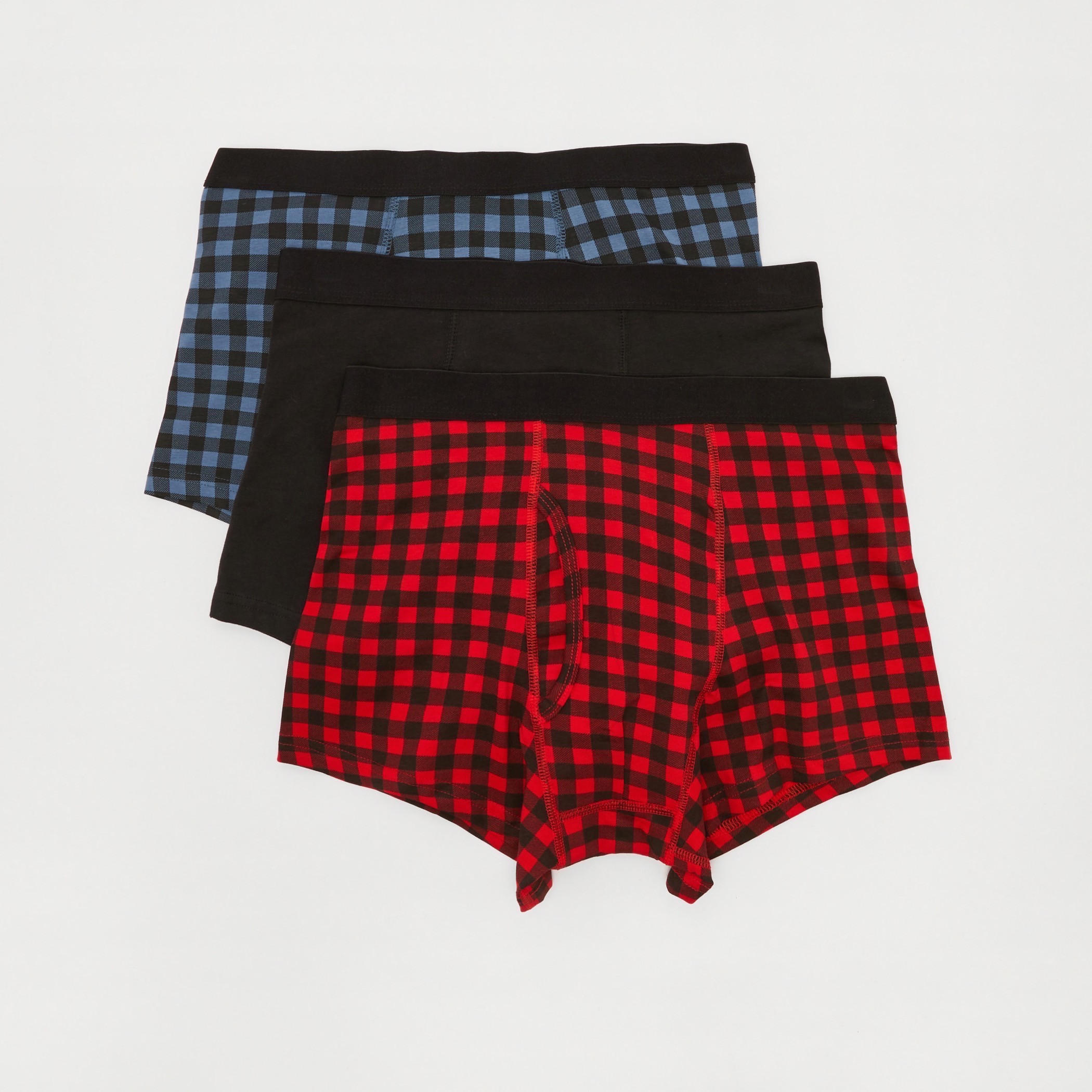 شورت ترانك بخصر مطّاطي - طقم 3 قطع متنوّعة-men-clothing-innerwear-underwear-image-1
