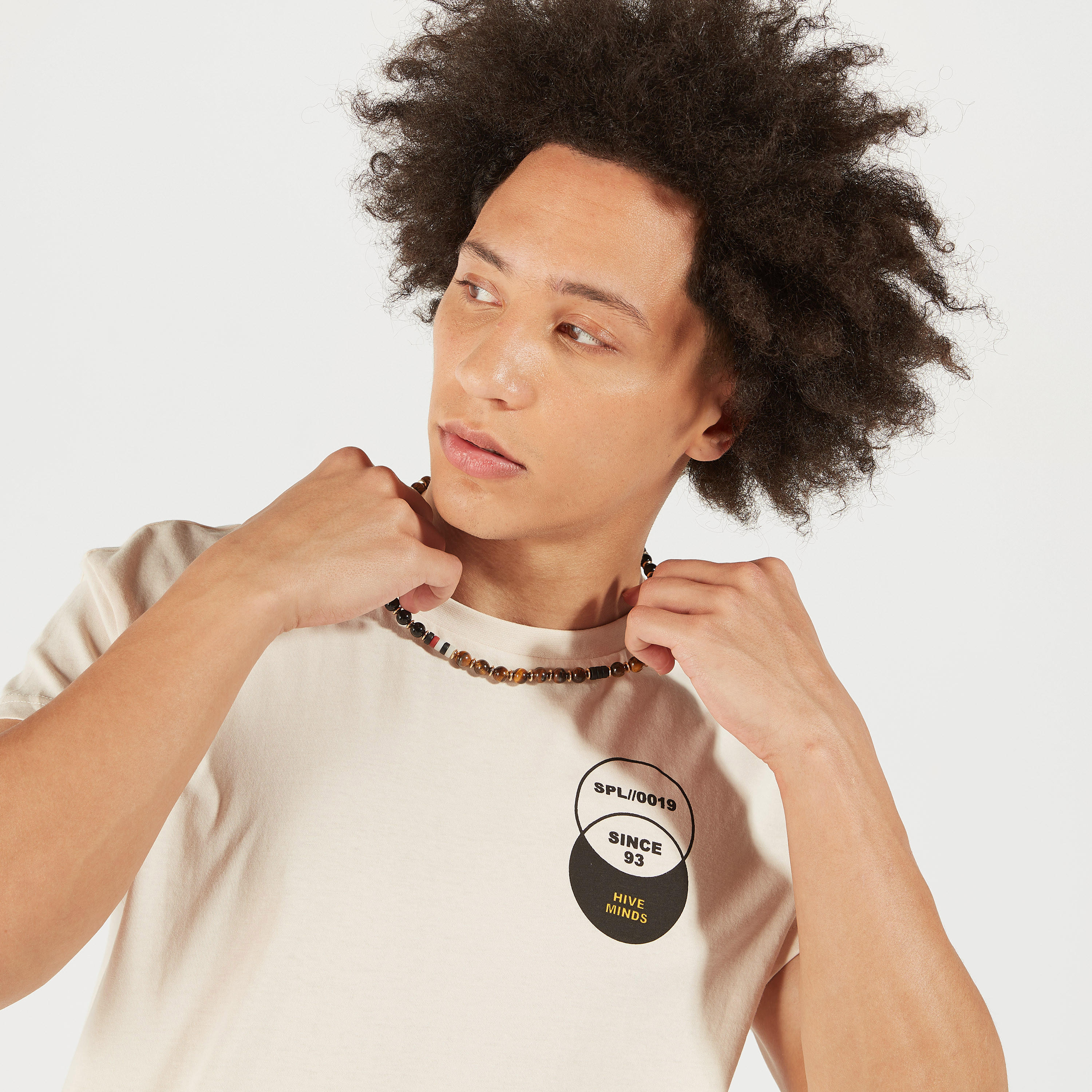 Beaded Necklace with Toggle Clasp Closure-men-watchesandjewellery-necklacesandpendants-image-2