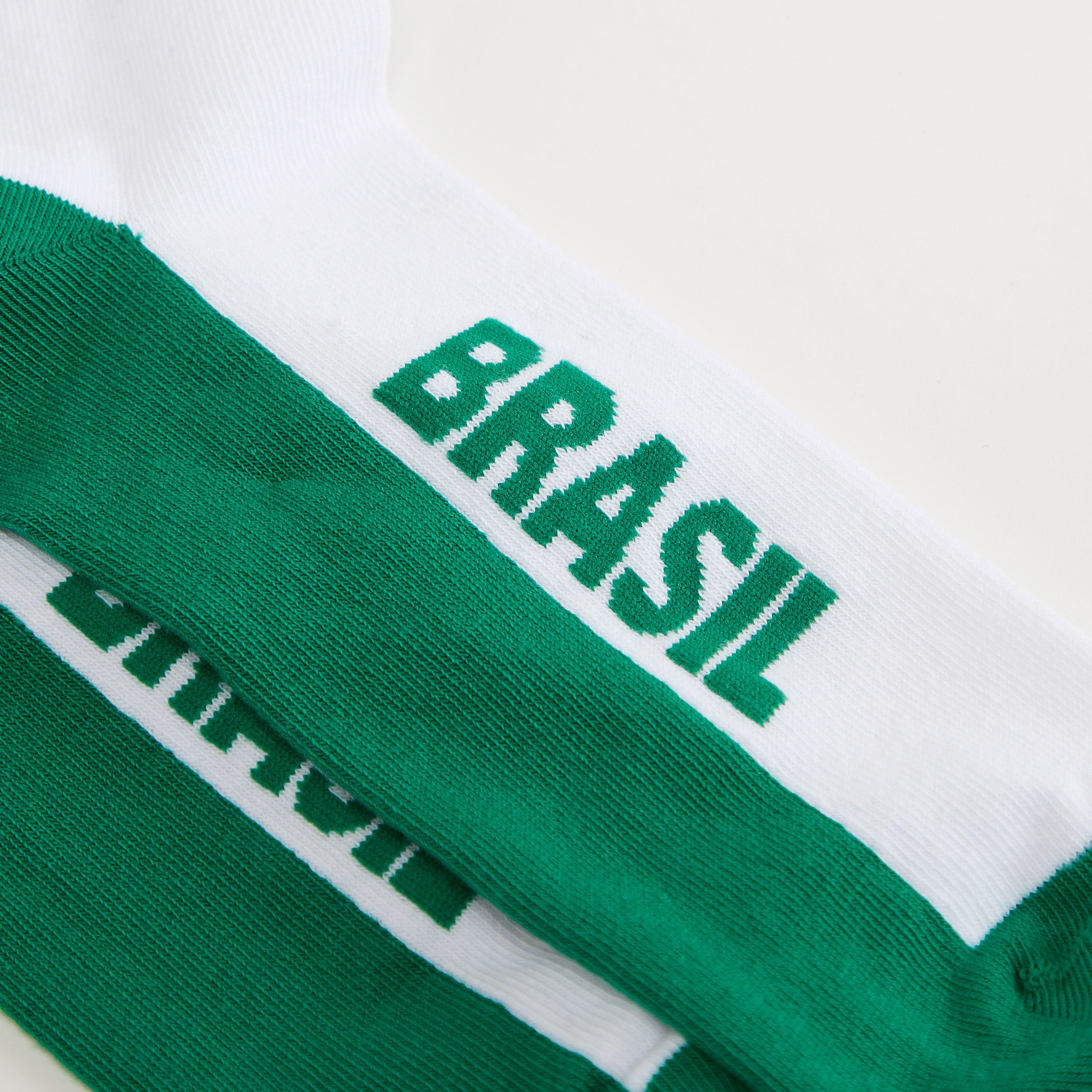 Brazil Football Crew Length Socks -men-socks-image-4