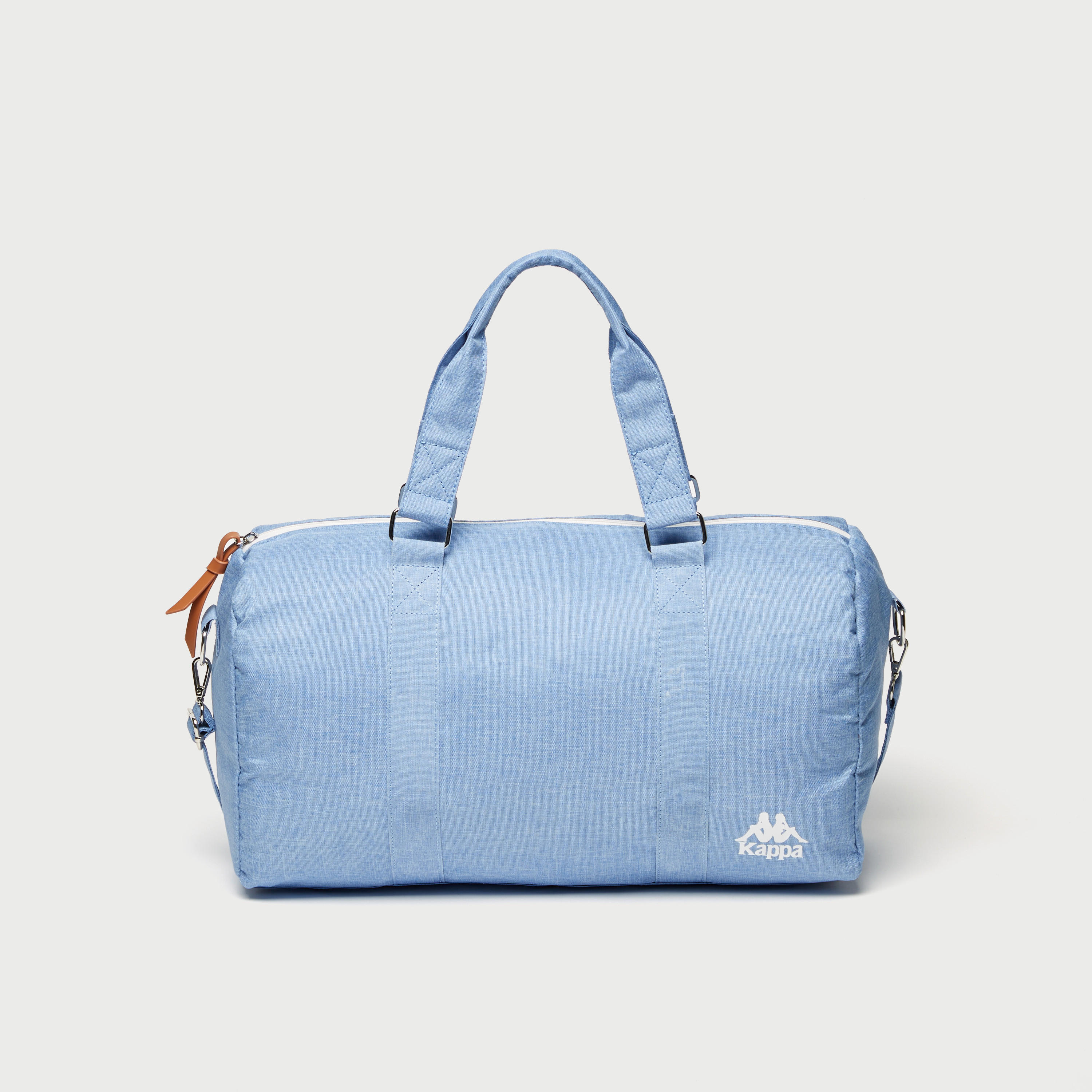 Kappa Logo Print Duffle Bag with Double Handles-men-clothing-sportswearandactivewear-accessories-image-1