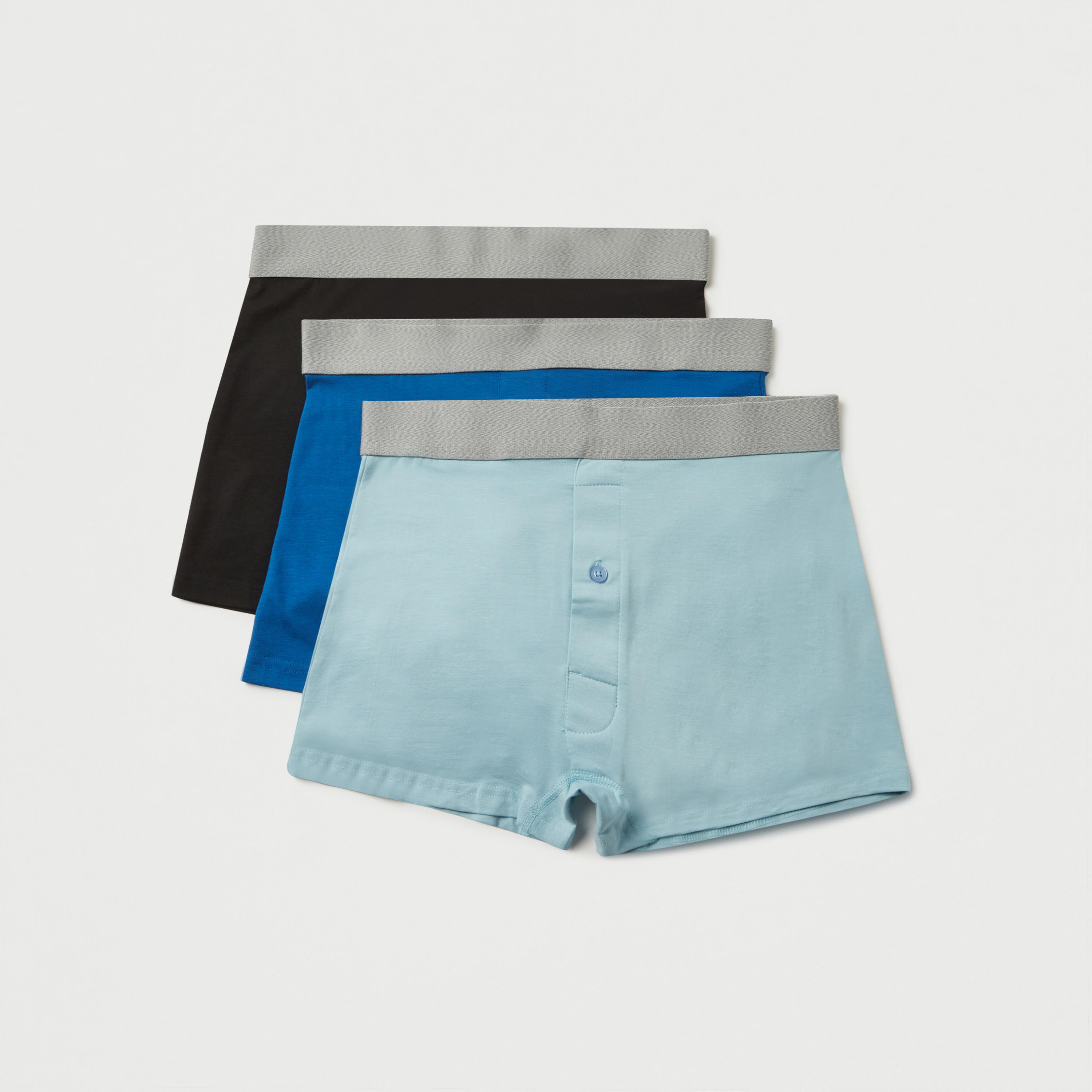 سراويل هيبستر سادة بخصر مطّاطي - طقم 3 قطع-men-clothing-innerwear-underwear-image-5