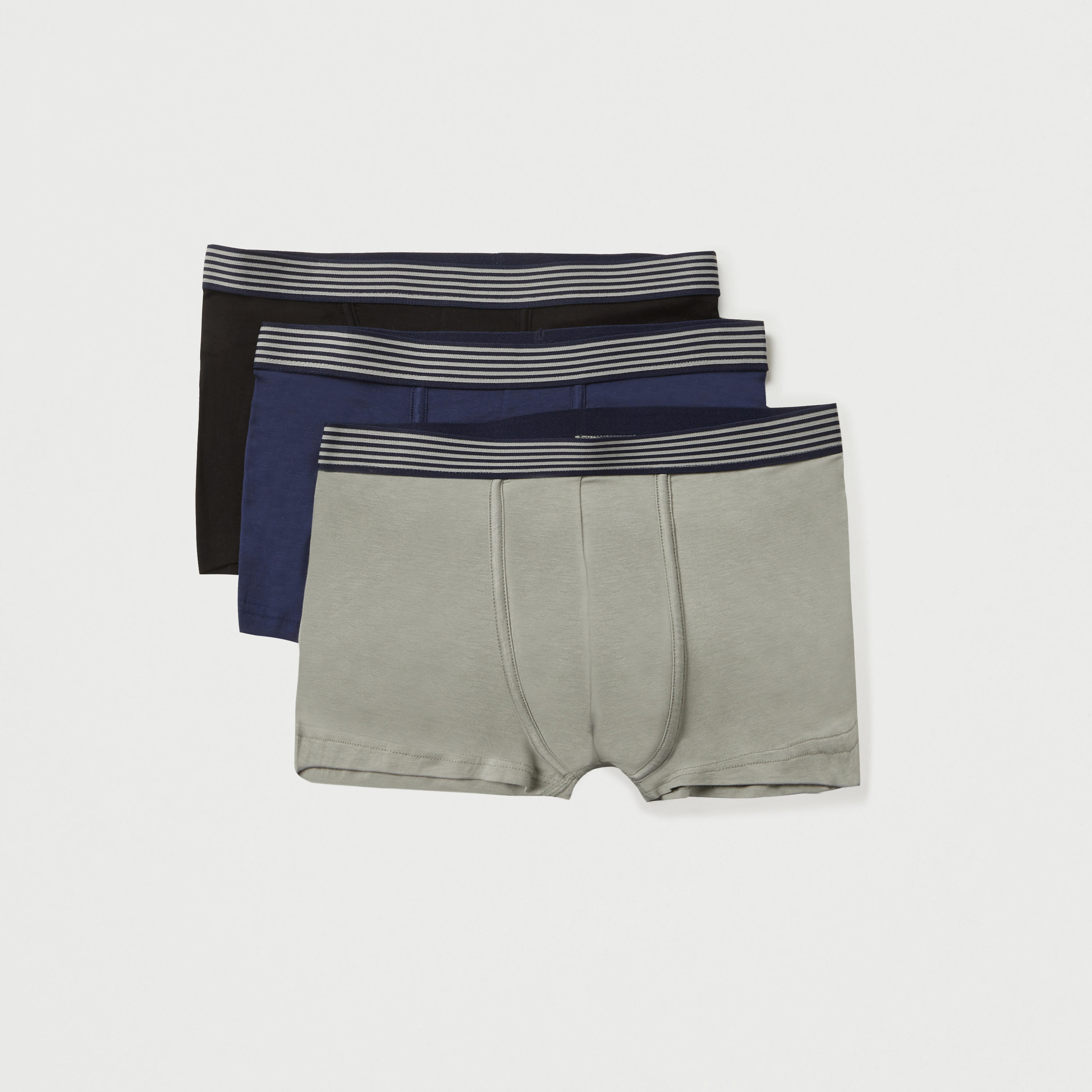 سراويل هيبستر سادة بخصر مطّاطي - طقم 3 قطع-men-clothing-innerwear-underwear-image-9
