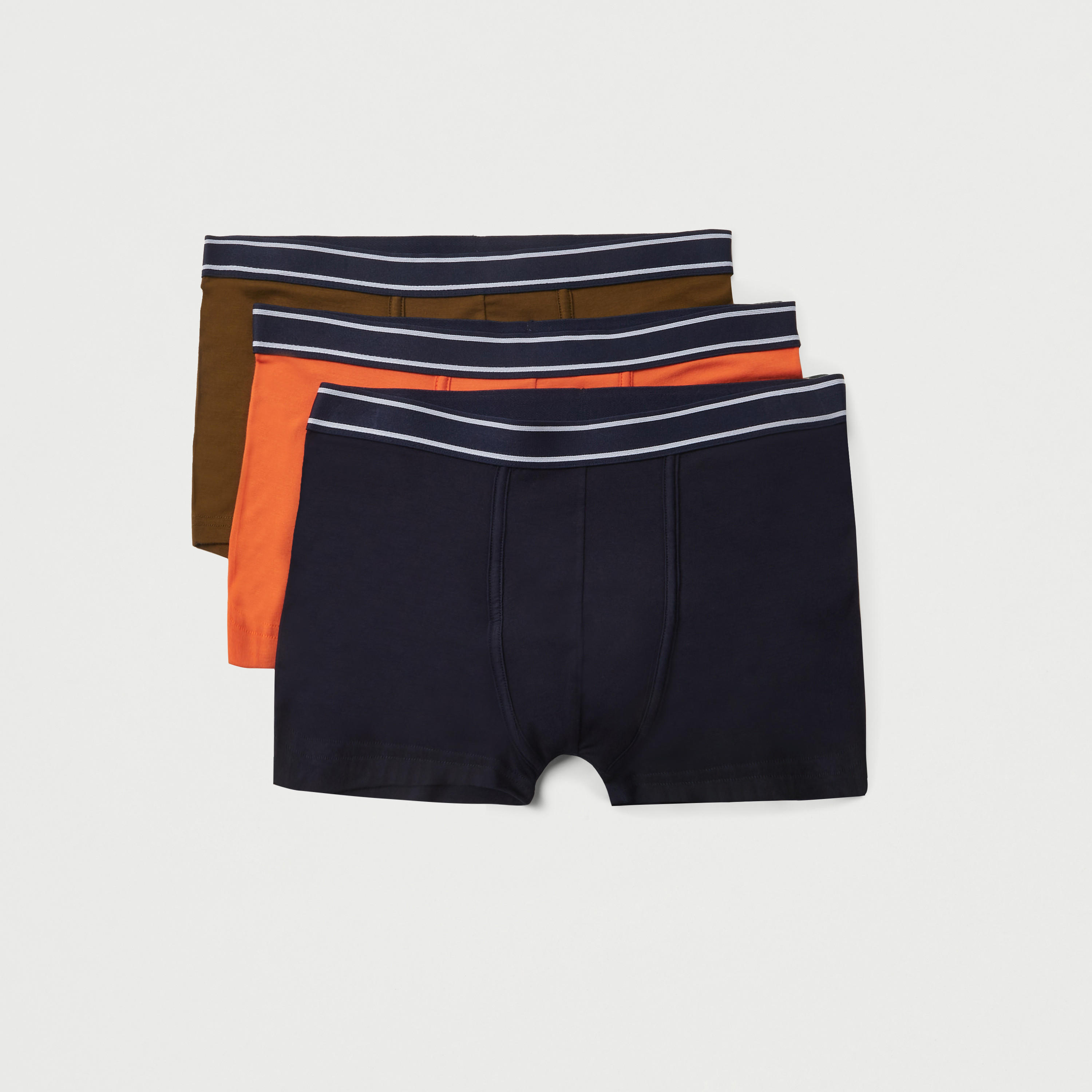 سراويل هيبستر سادة بخصر مطّاطي - طقم 3 قطع-men-clothing-innerwear-underwear-image-13