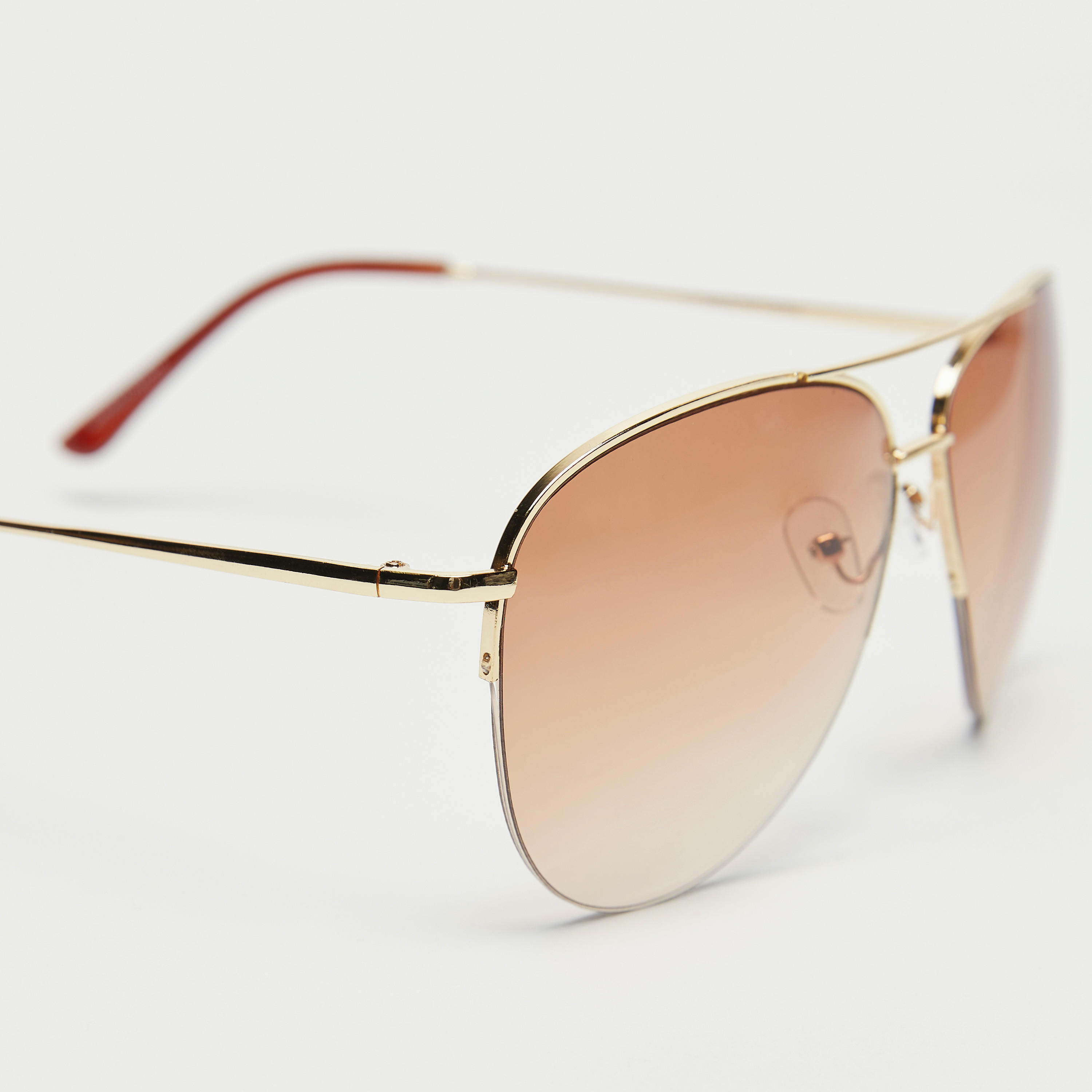 نظّارة شمسيّة بإطار كامل وعدسات ملوّنة ووسادات أنف-men-sunglasses-image-4