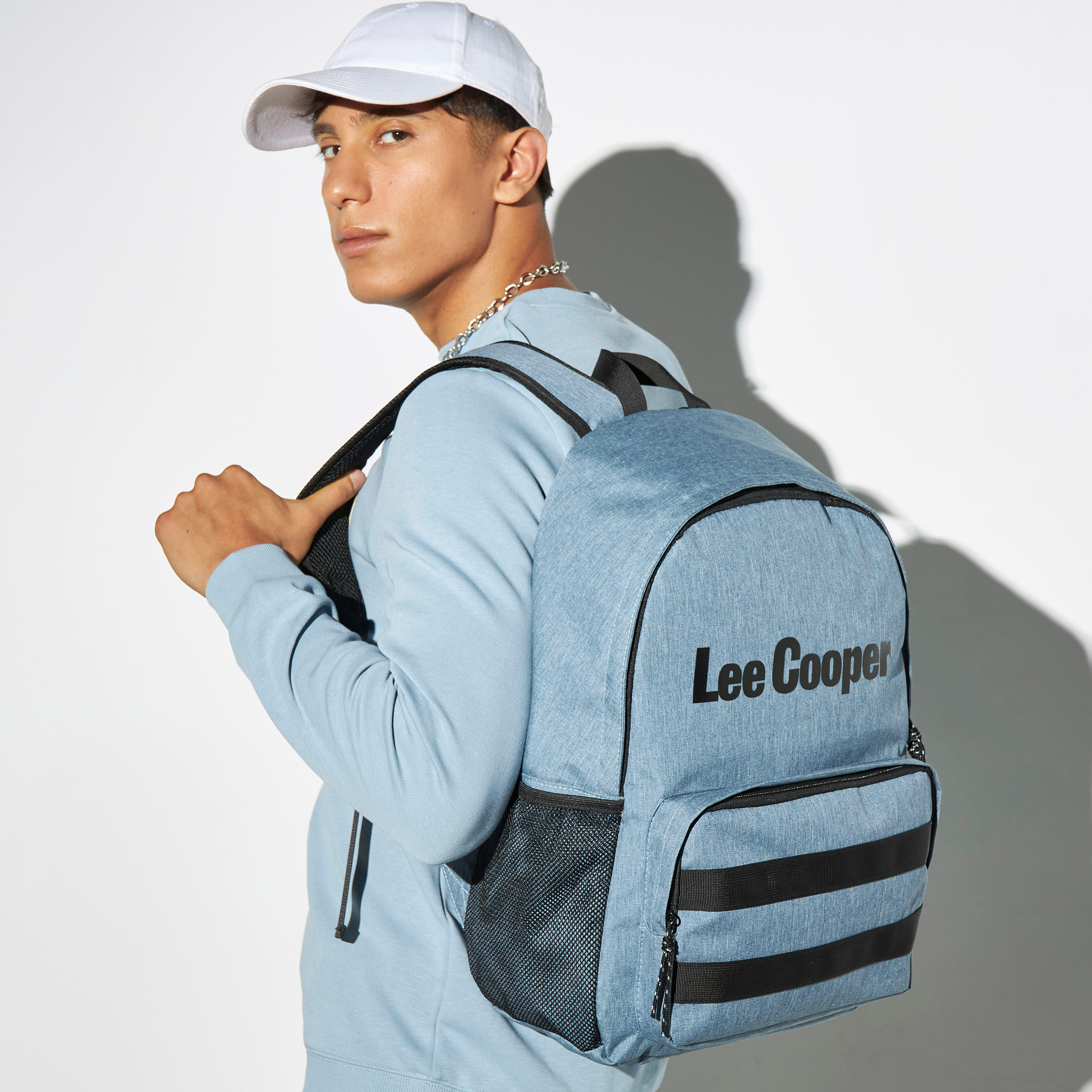 شنطة ظهر بطبعات وأحزمة قابلة للتّعديل وسحّاب إغلاق من لي كوبر-men-bags-image-4