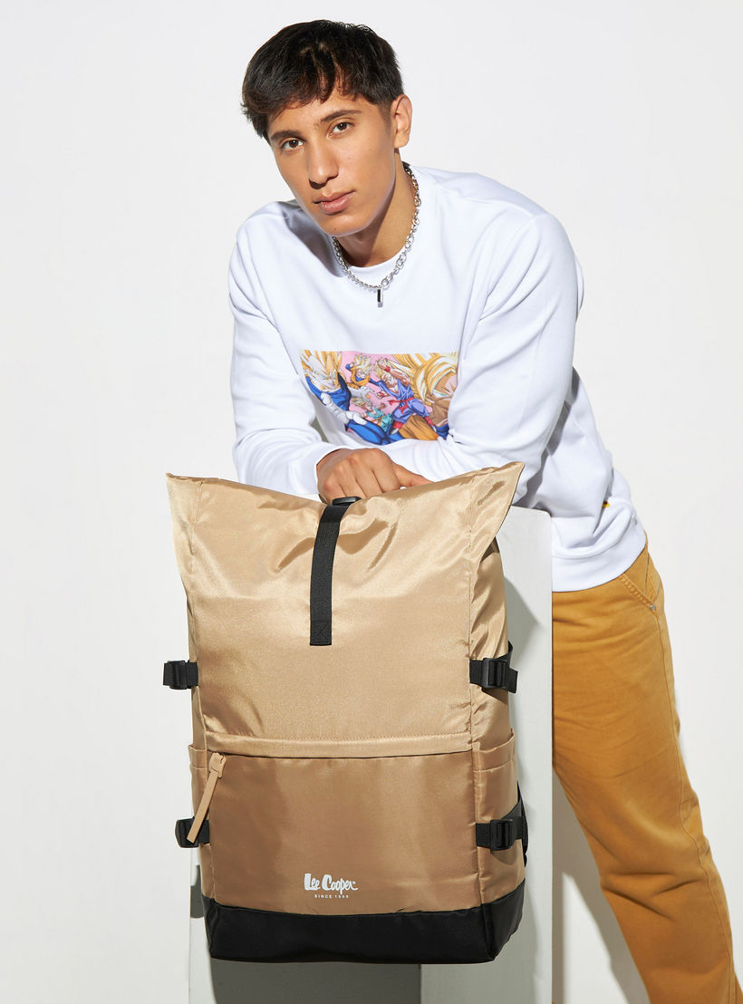 شنطة ظهر بألواح وبإبزيم إغلاق وأحزمة قابلة للتعديل من لي كوبر-men-bags-image-3