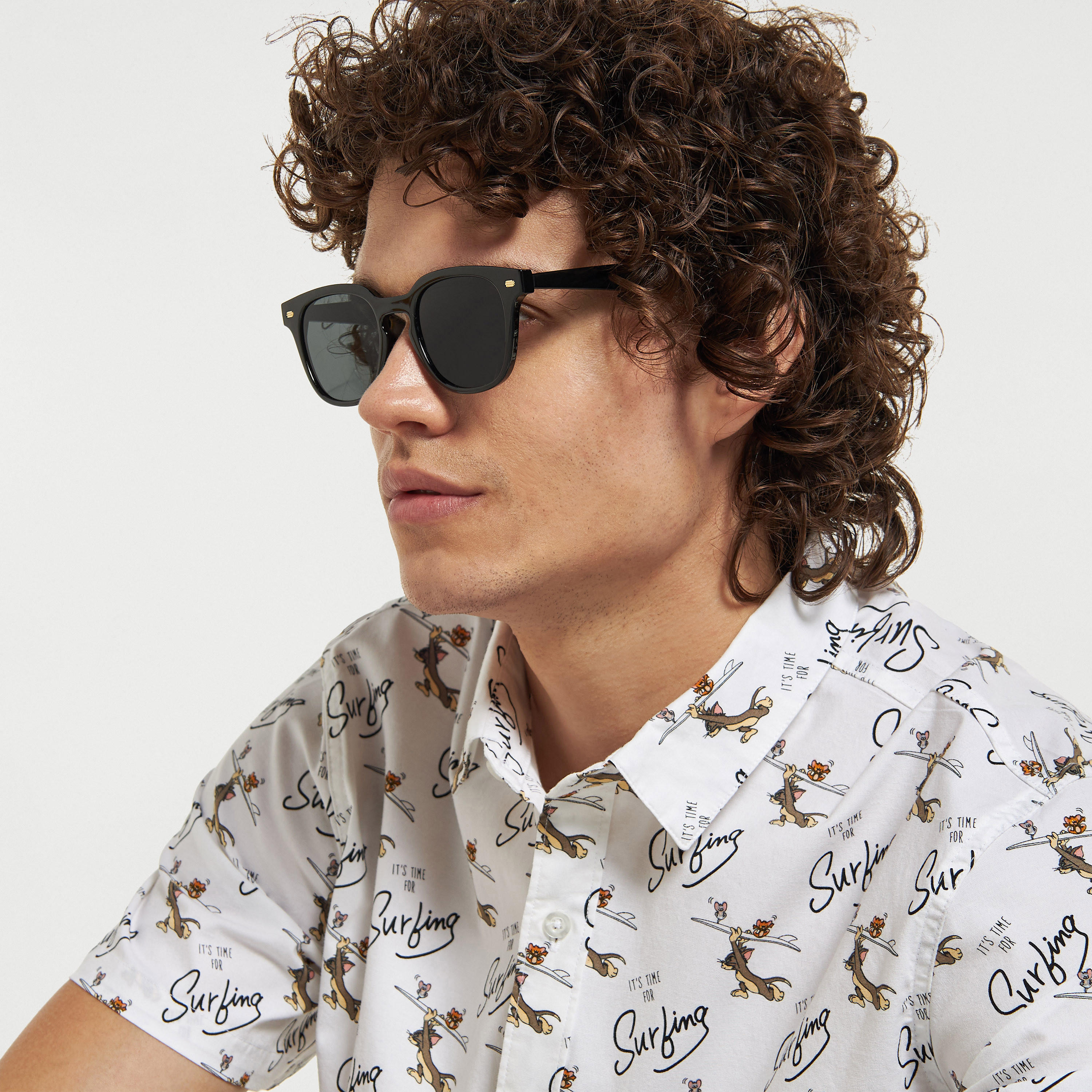 Tinted Sunglasses with Nose Pads-men-sunglasses-image-2