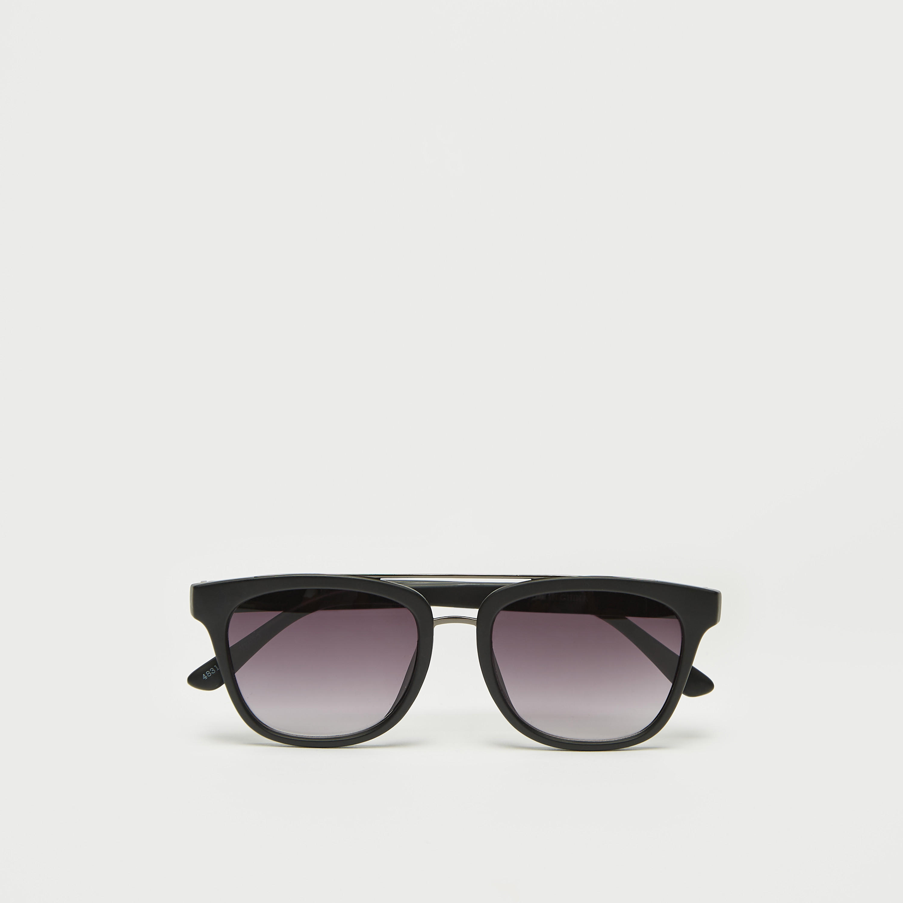 Tinted Lens Full Rim Sunglasses with Nose Pads-men-sunglasses-image-1