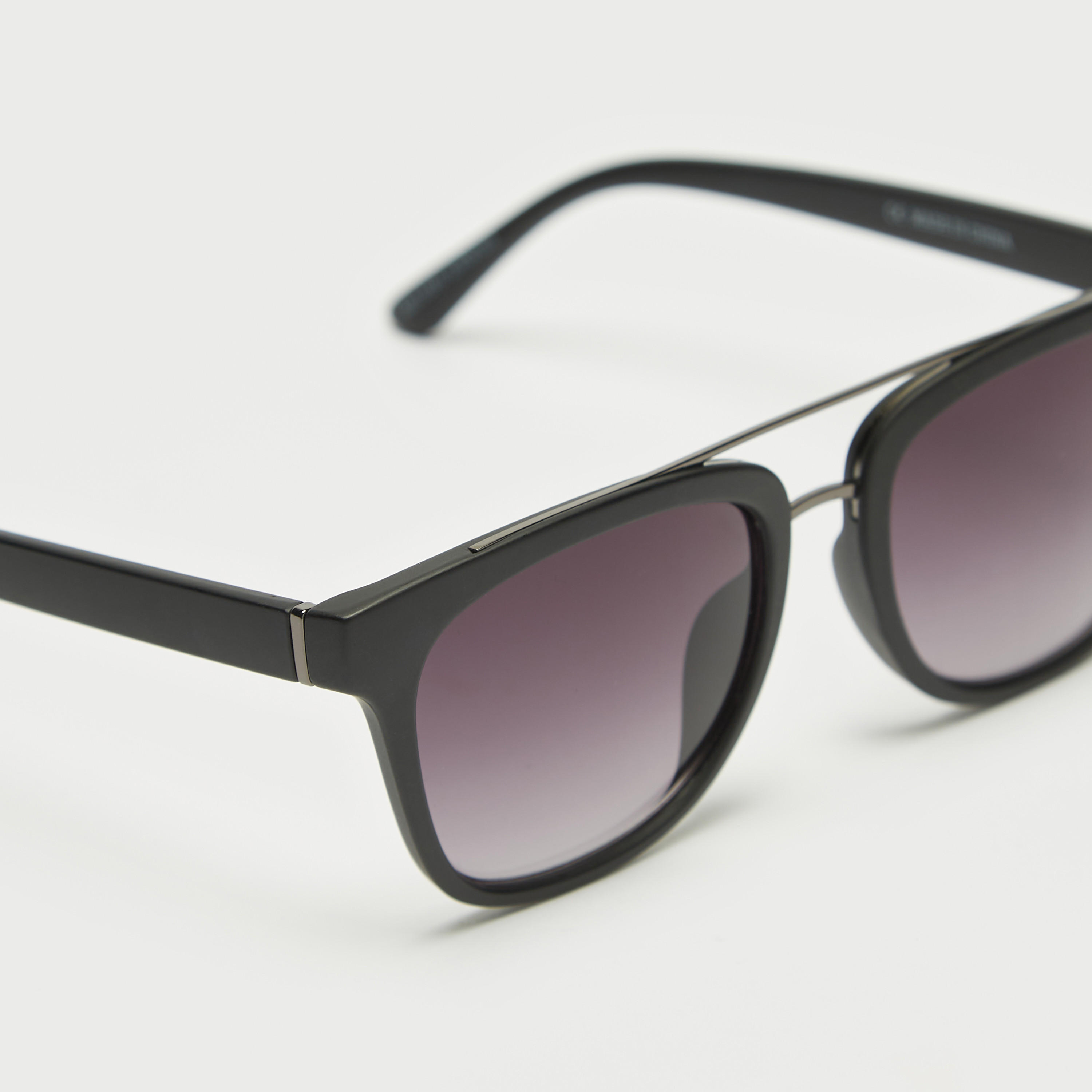 Tinted Lens Full Rim Sunglasses with Nose Pads-men-sunglasses-image-4