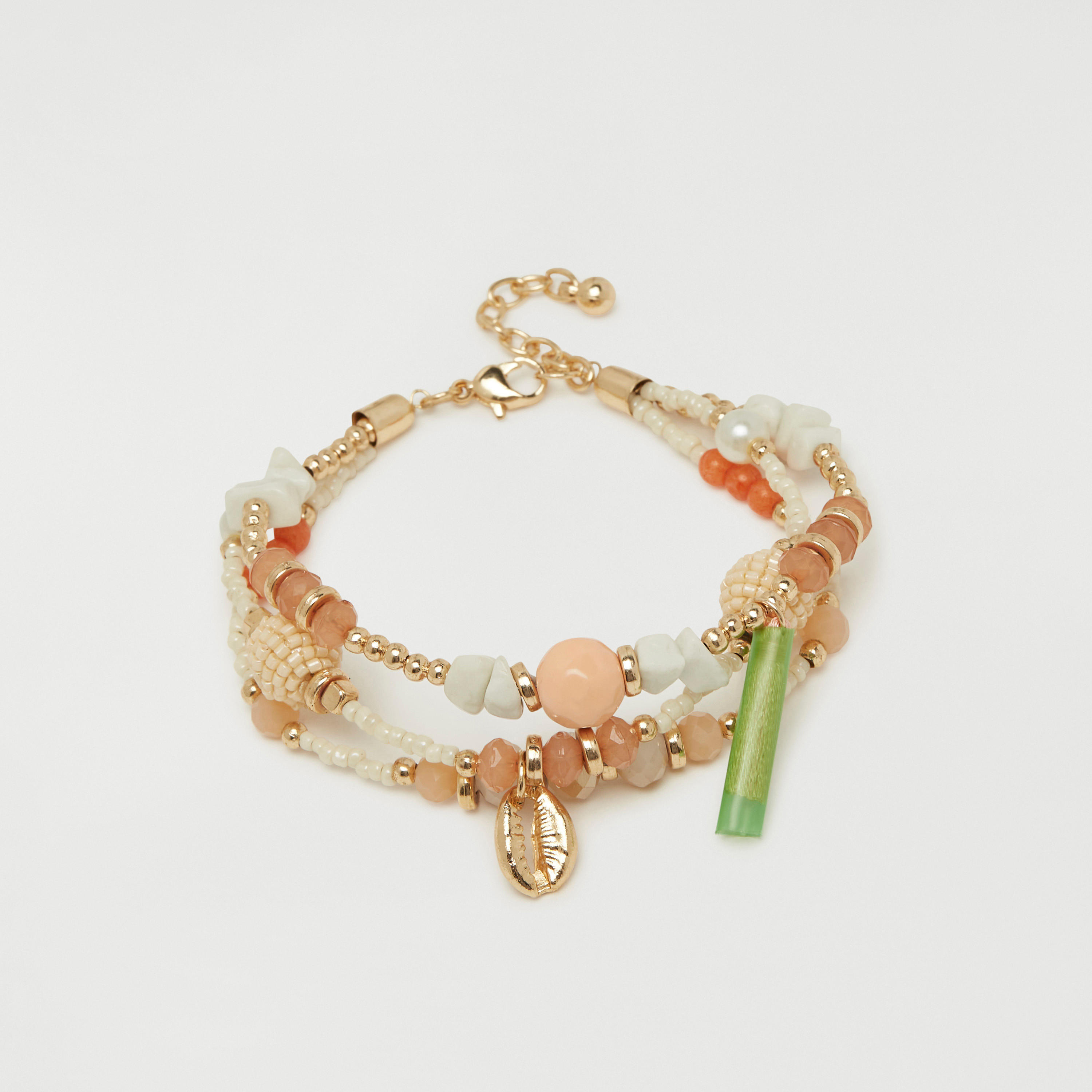 Beaded Bracelet with Lobster Clasp Closure-women-watchesandjewellery-jewellery-banglesandbracelets-image-1