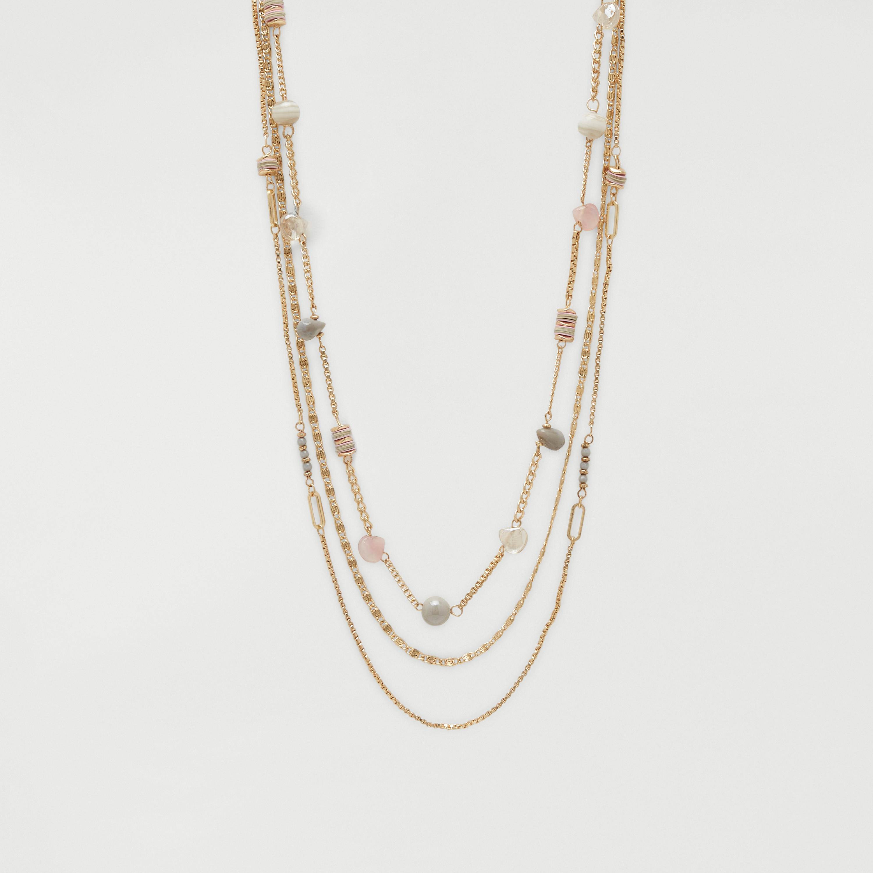 قلادة متعددة الطبقات مزيّنة بمشبك إغلاق-women-watchesandjewellery-jewellery-necklacesandpendants-image-1