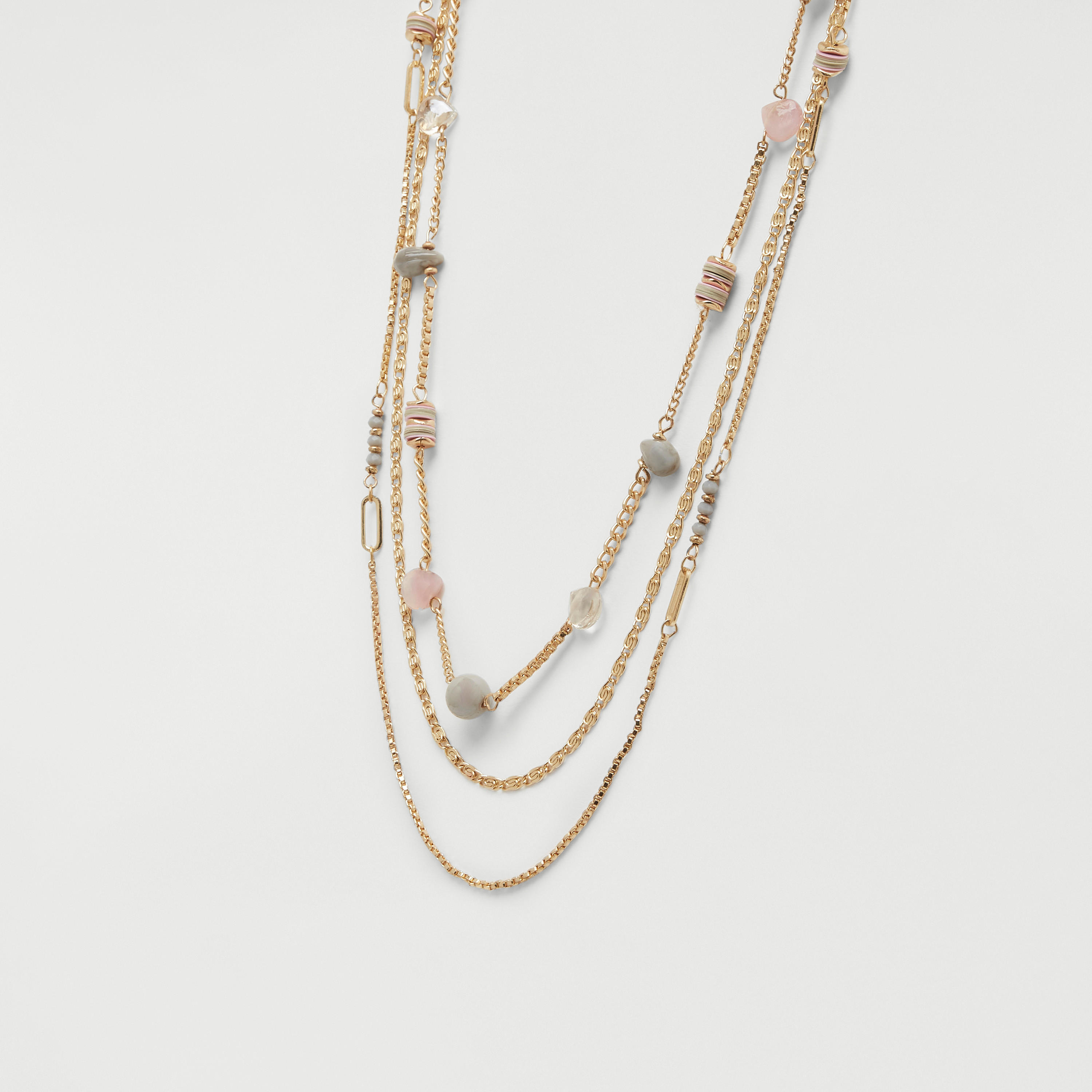 قلادة متعددة الطبقات مزيّنة بمشبك إغلاق-women-watchesandjewellery-jewellery-necklacesandpendants-image-3