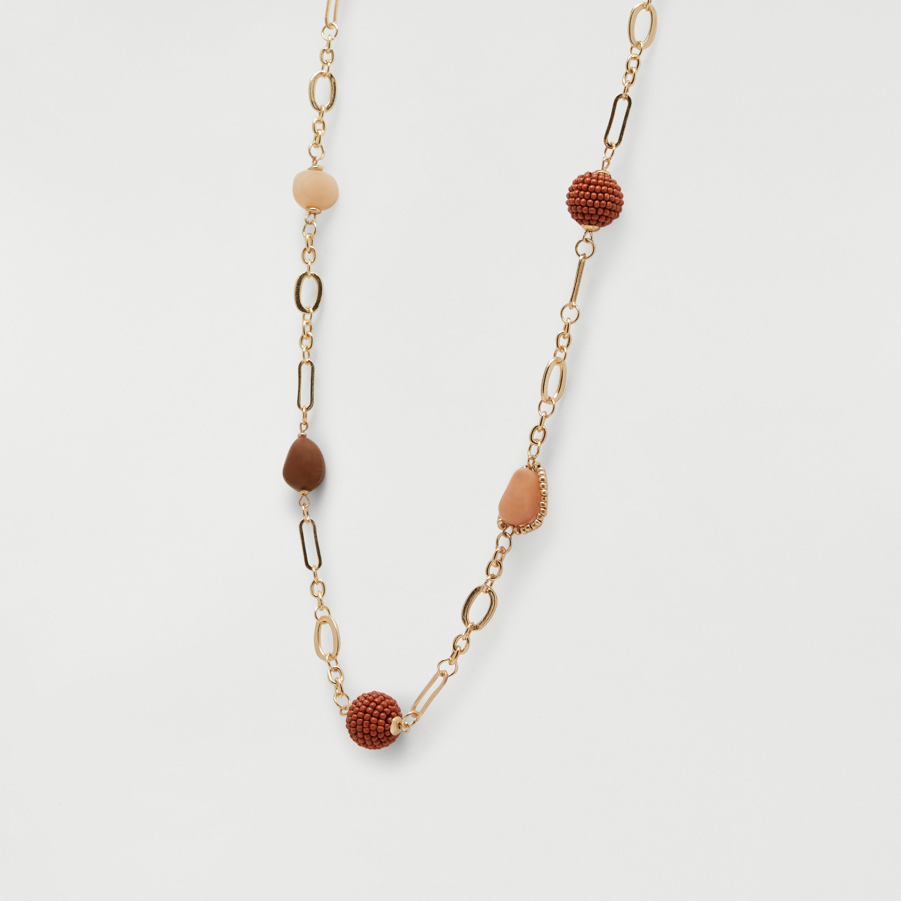 Beaded Chain Necklace with Lobster Clasp Closure-women-watchesandjewellery-jewellery-necklacesandpendants-image-3