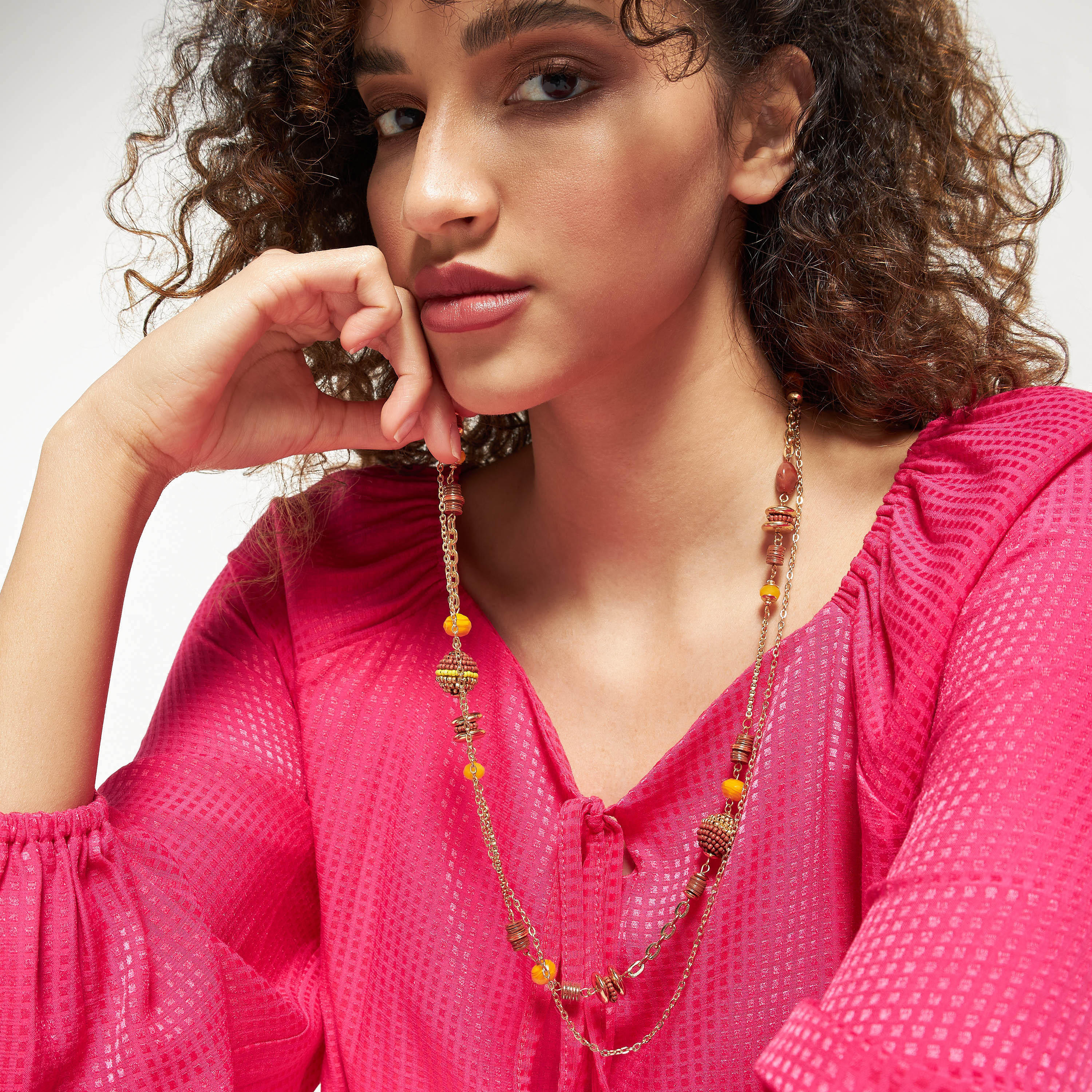 قلادة خرز متعدّدة الطبقات بمشبك إغلاق-women-watchesandjewellery-jewellery-necklacesandpendants-image-3