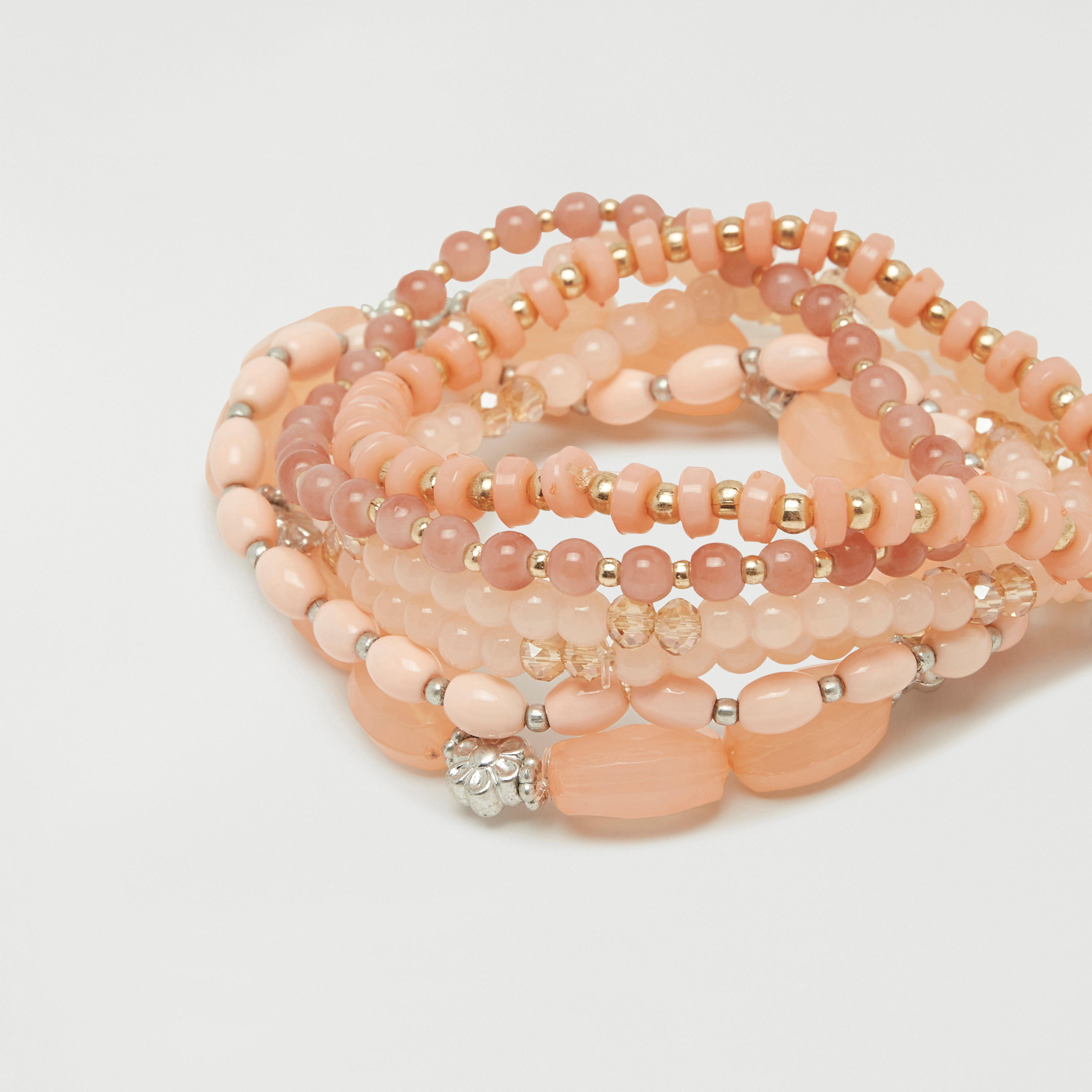 سوار مزيّن بالخرز - 6 قطع-women-watchesandjewellery-jewellery-banglesandbracelets-image-4