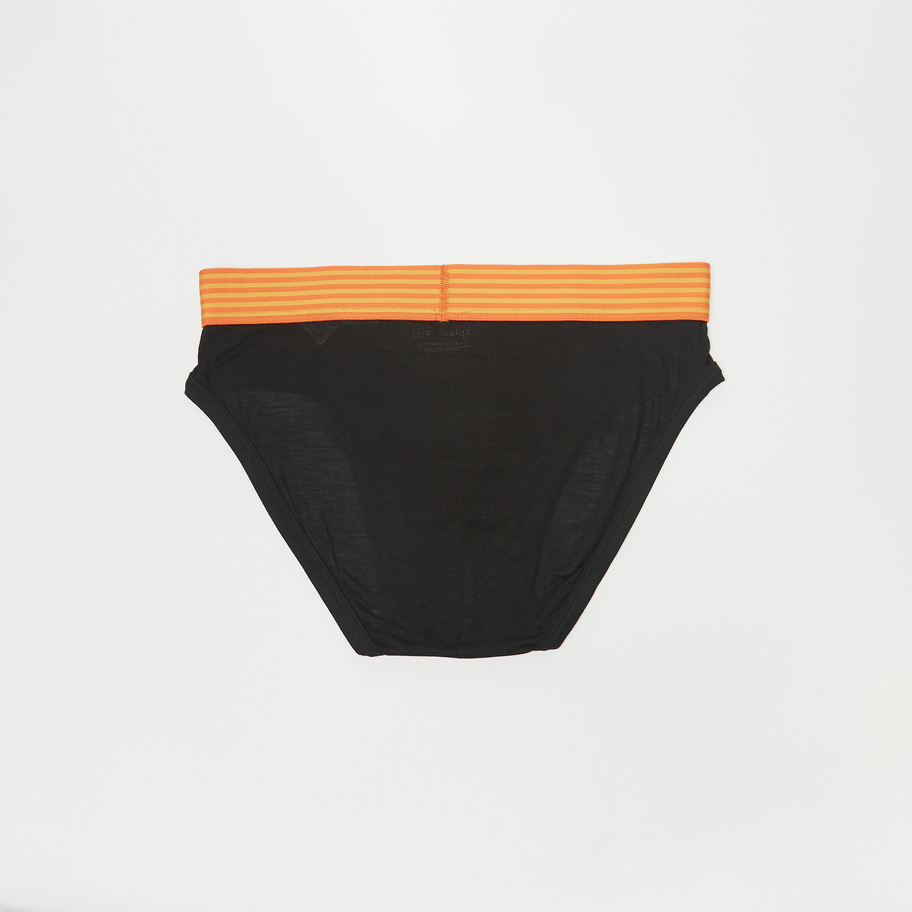 Solid Briefs with Striped Elasticated Waistband - Set of 3-men-clothing-innerwear-underwear-image-4
