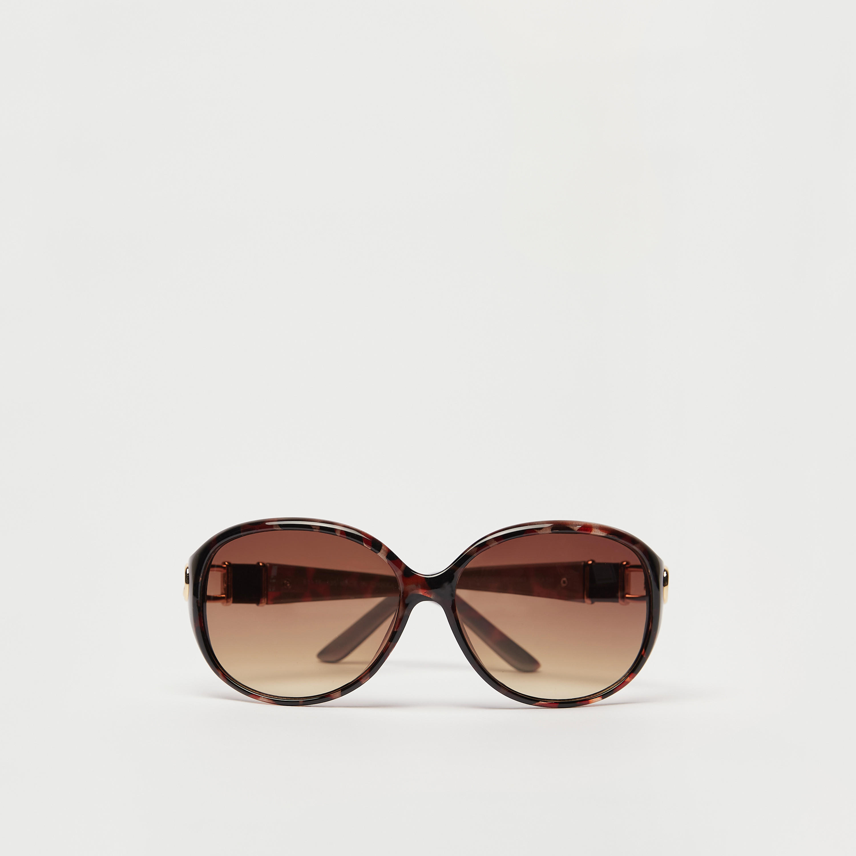 نظّارة شمسية بإطار كامل بطبعات وعدسات ملوّنة ووسادات للأنف-women-sunglasses-image-1