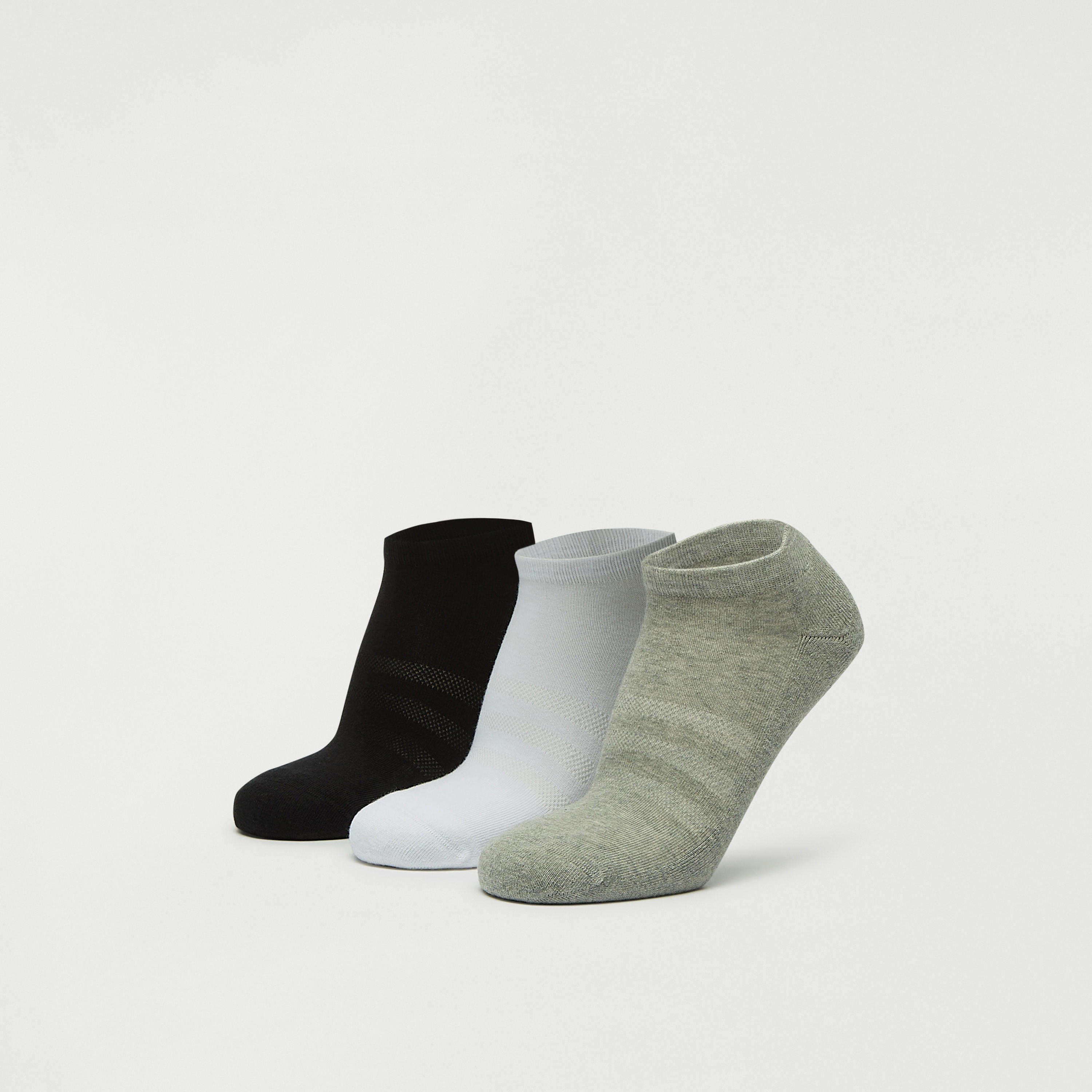 Set of 3 - Assorted Ankle Length Socks-men-socks-image-1