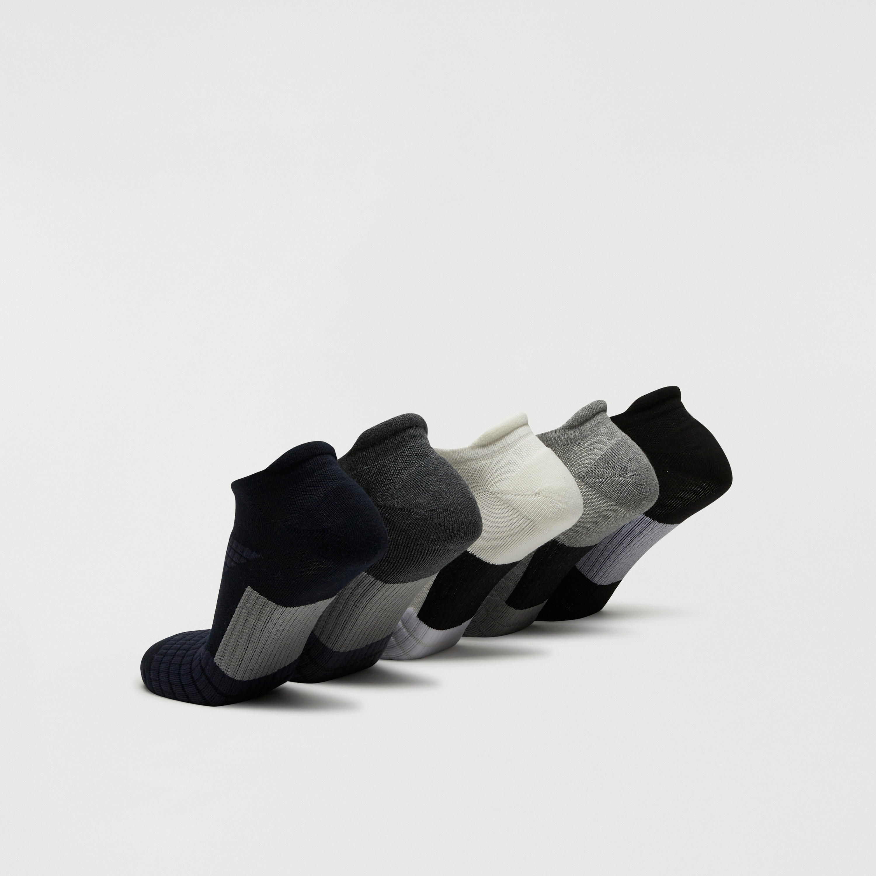 Set of 5 - Textured Ankle Length Socks-men-socks-image-2