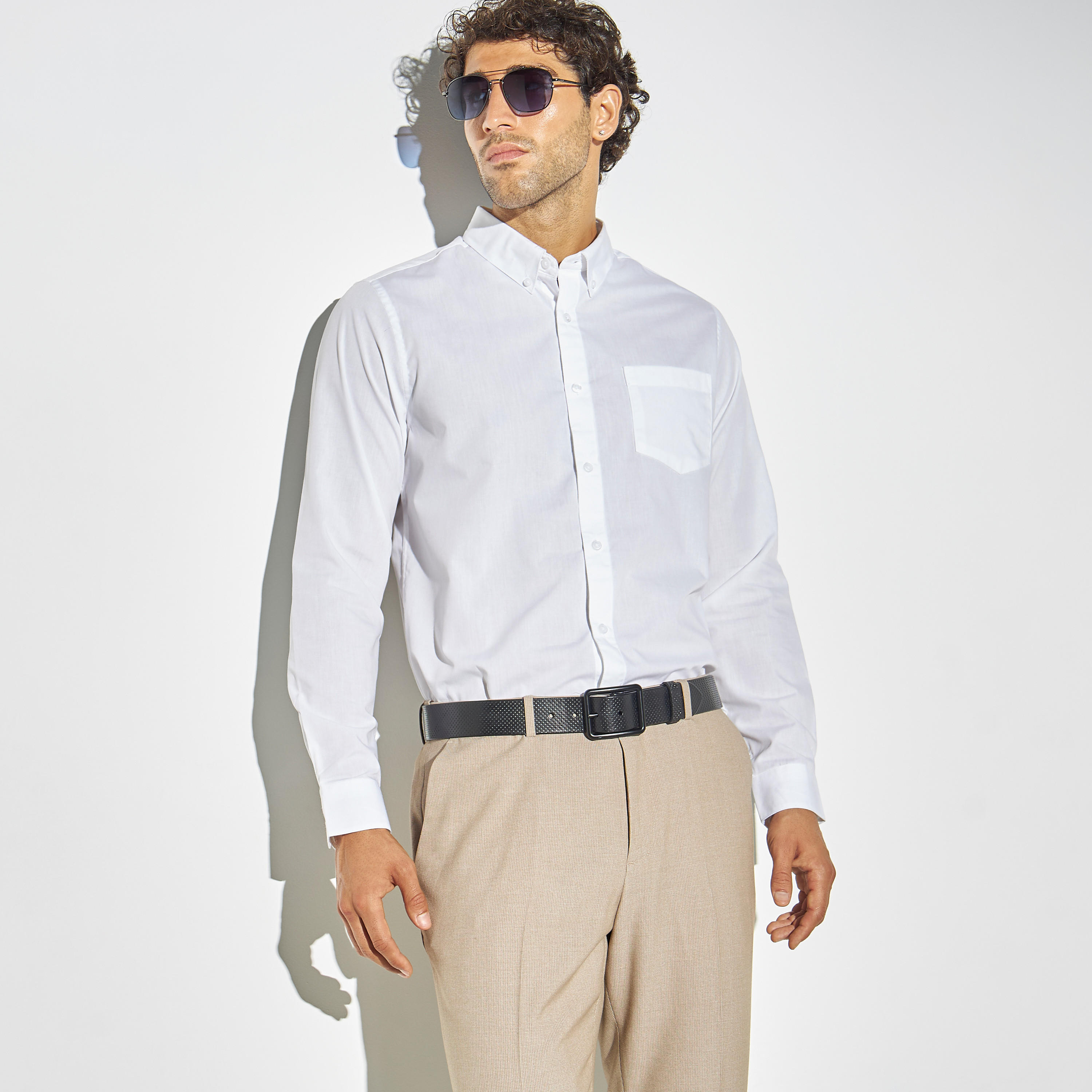 حزام جلد بارز الملمس بإبزيم إغلاق بدبوس من لي كوبر-men-beltsandwallets-belts-image-4