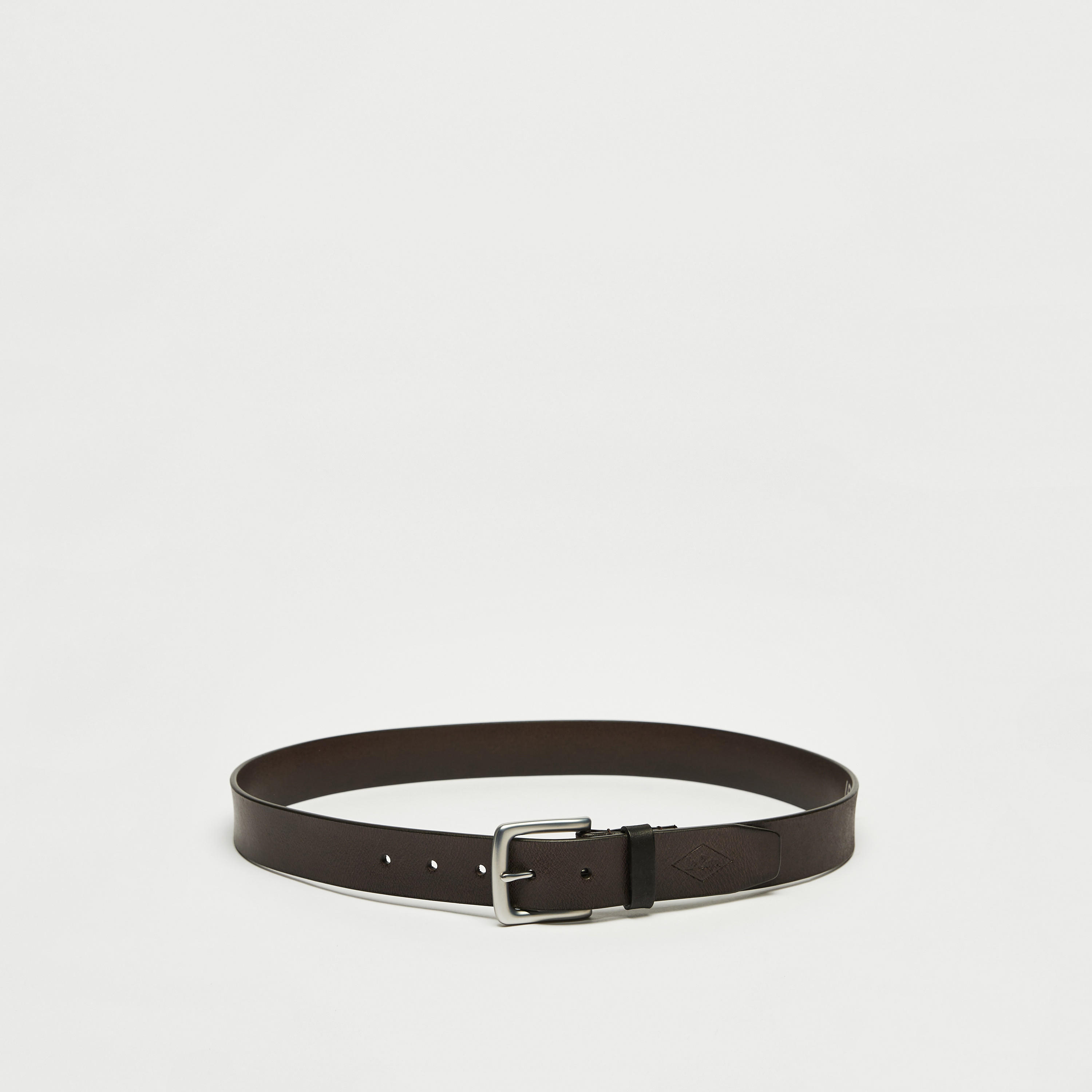 حزام جلد بارز الملمس بإبزيم إغلاق بدبوس من لي كوبر-men-beltsandwallets-belts-image-5