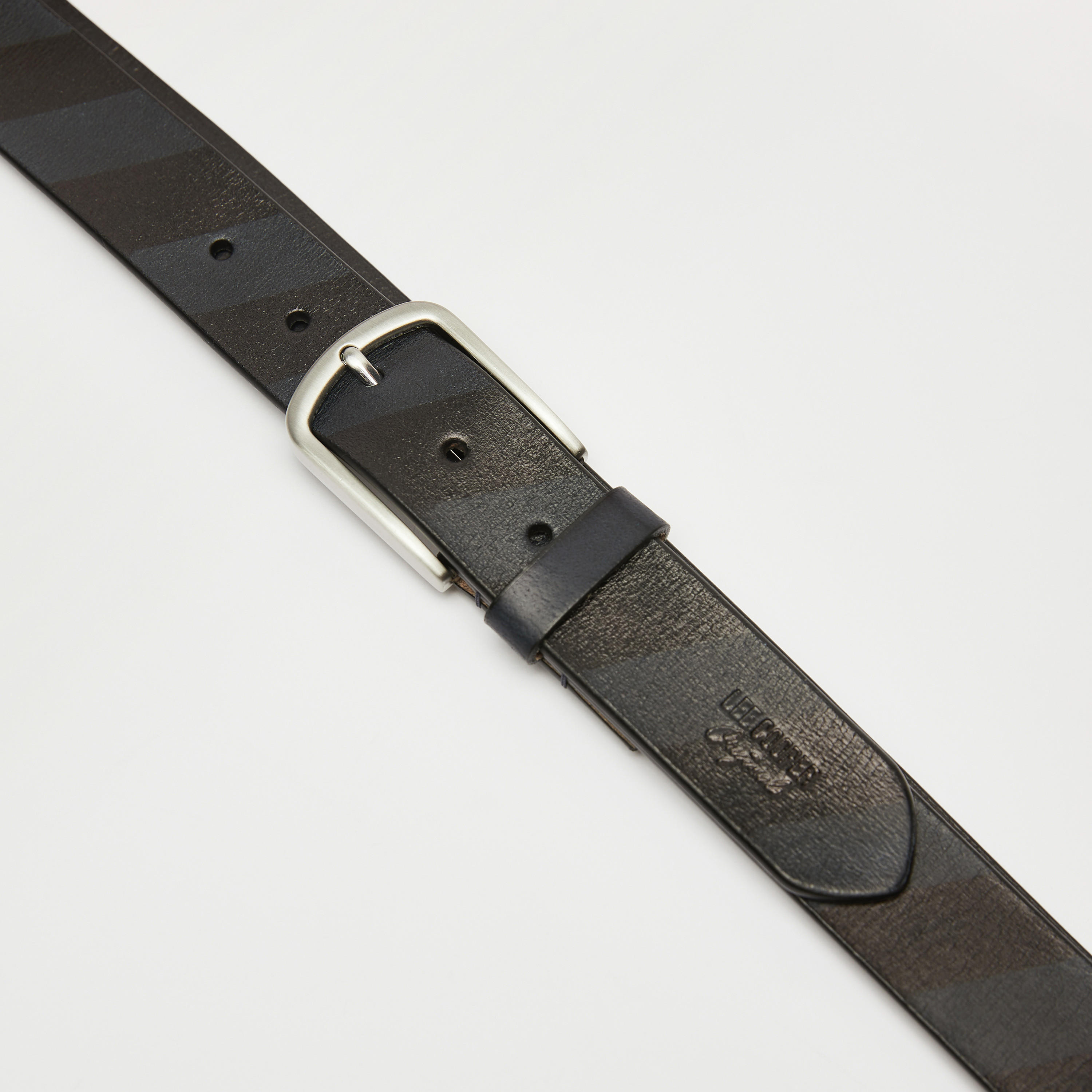 Lee Cooper Textured Leather Belt with Pin Buckle Closure-men-beltsandwallets-belts-image-4