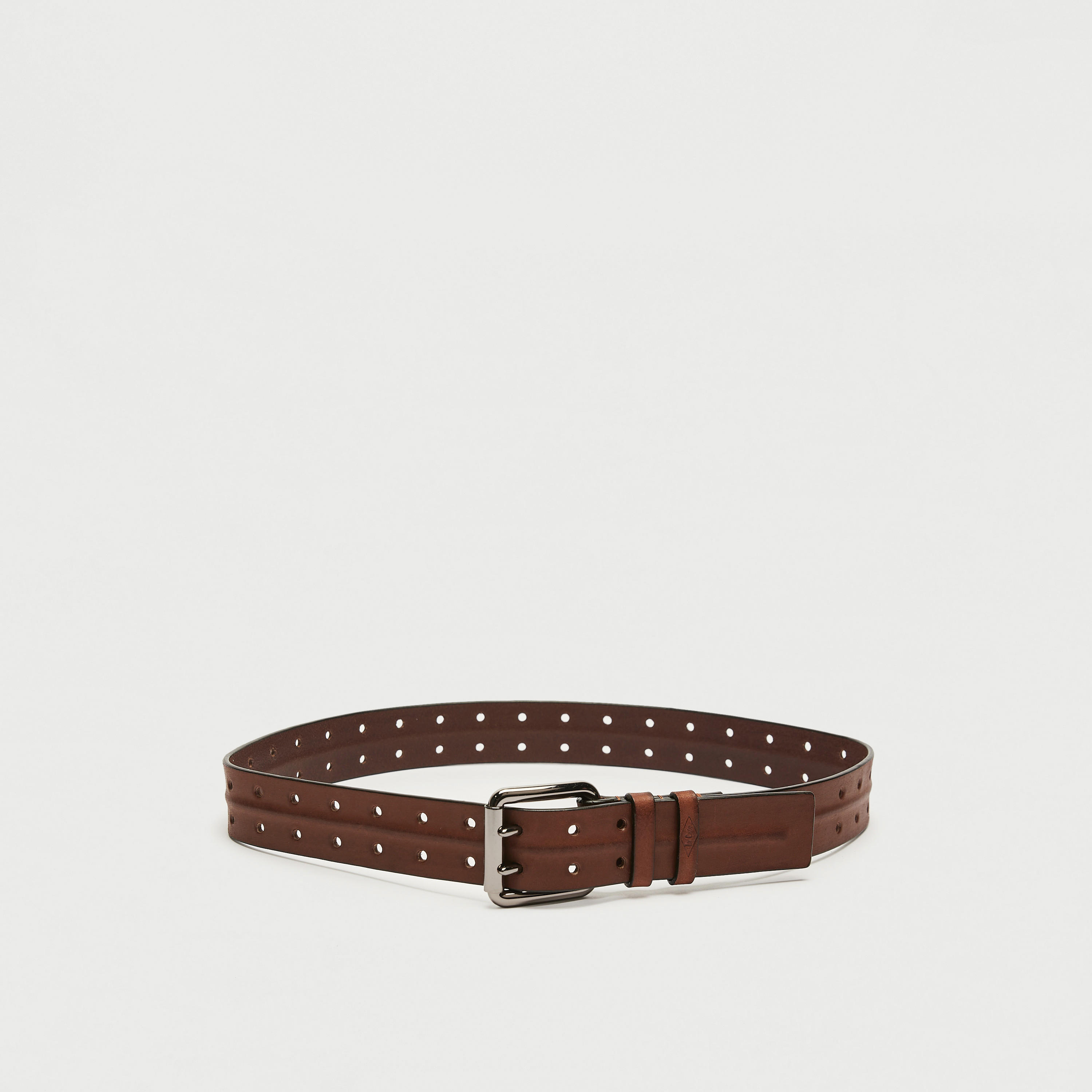 Lee Cooper Curwork Leather Belt with Pin Buckle Closure-men-beltsandwallets-belts-image-5