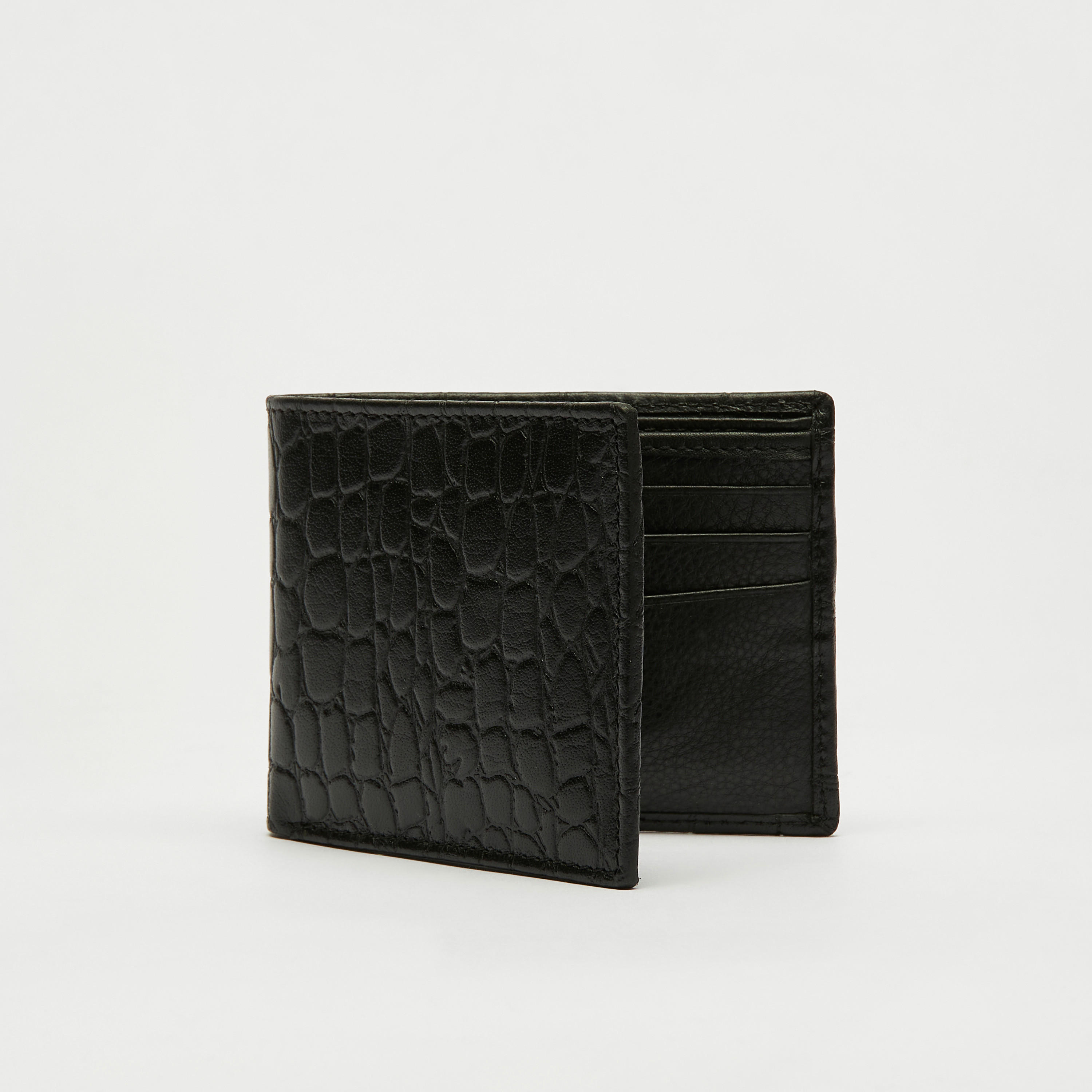 Textured Leather Bi-Fold Wallet-men-beltsandwallets-wallets-image-2