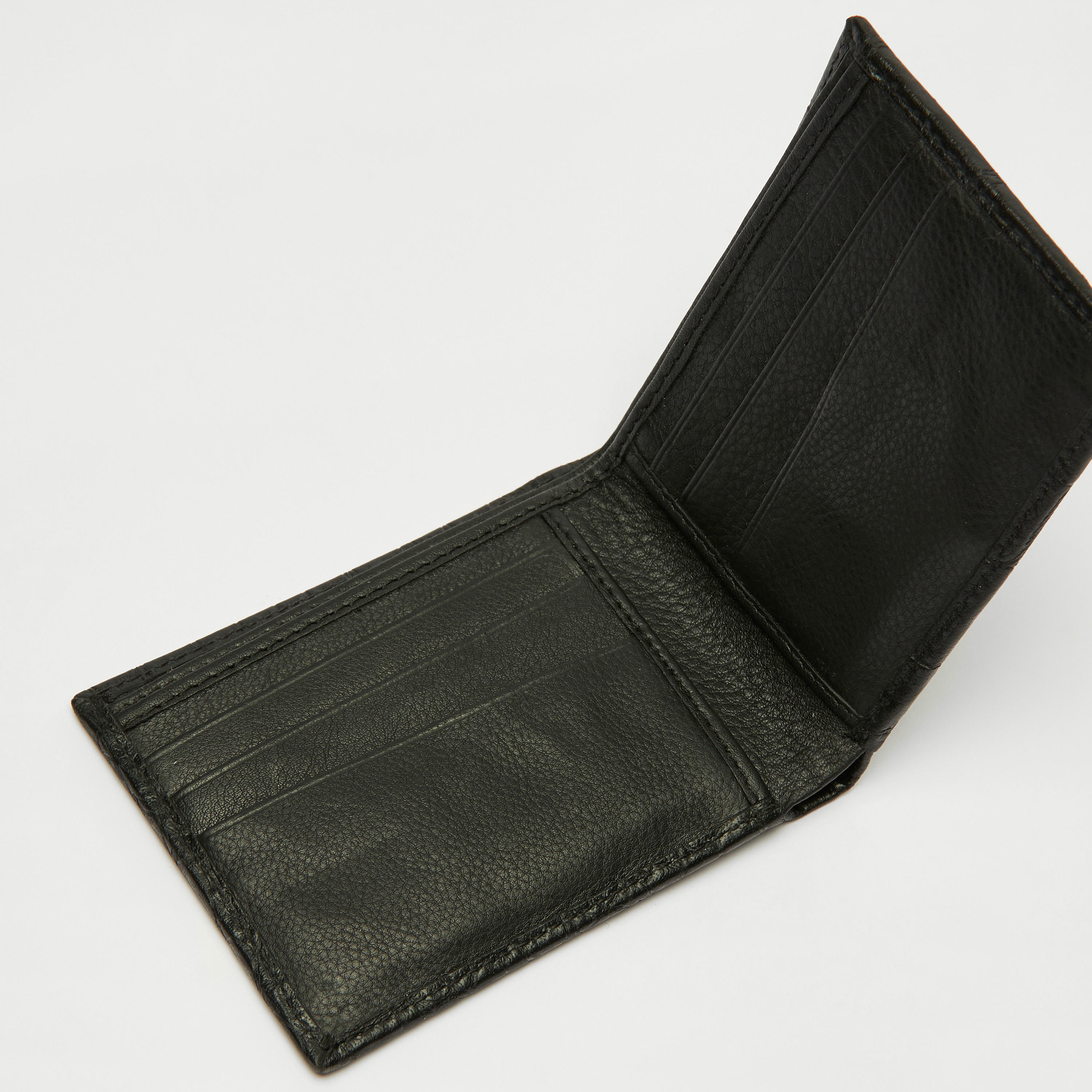 Textured Leather Bi-Fold Wallet-men-beltsandwallets-wallets-image-4