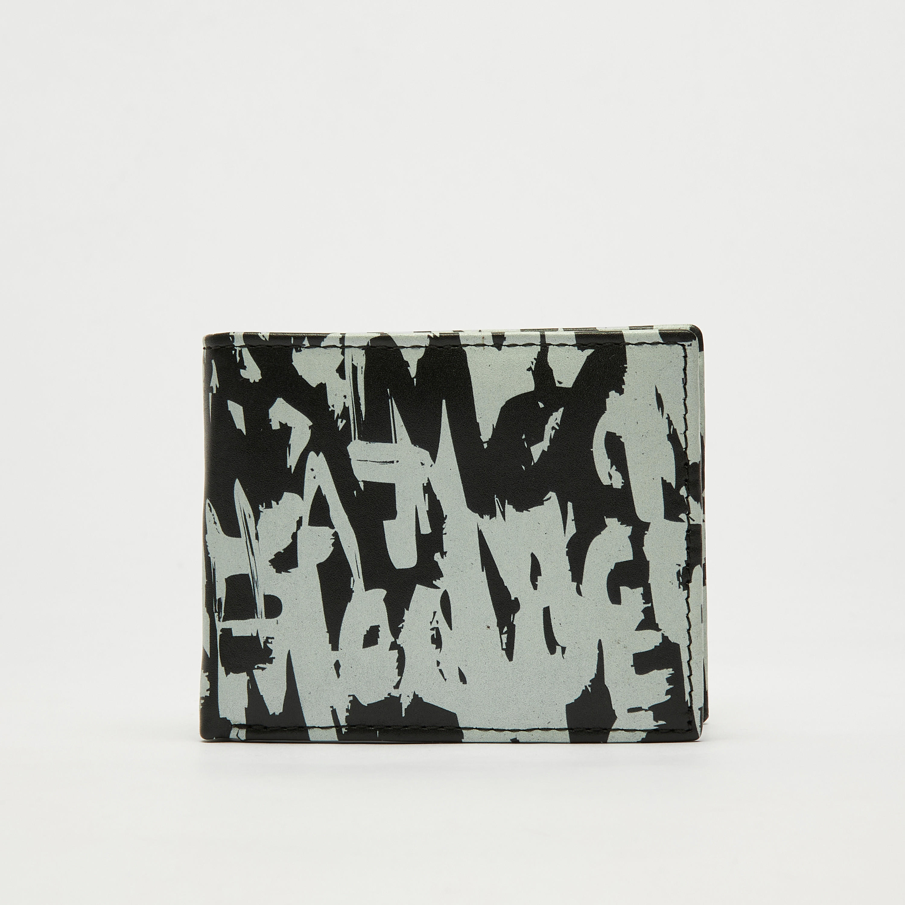 Typographic Print Leather Bi-Fold Wallet-men-beltsandwallets-wallets-image-1