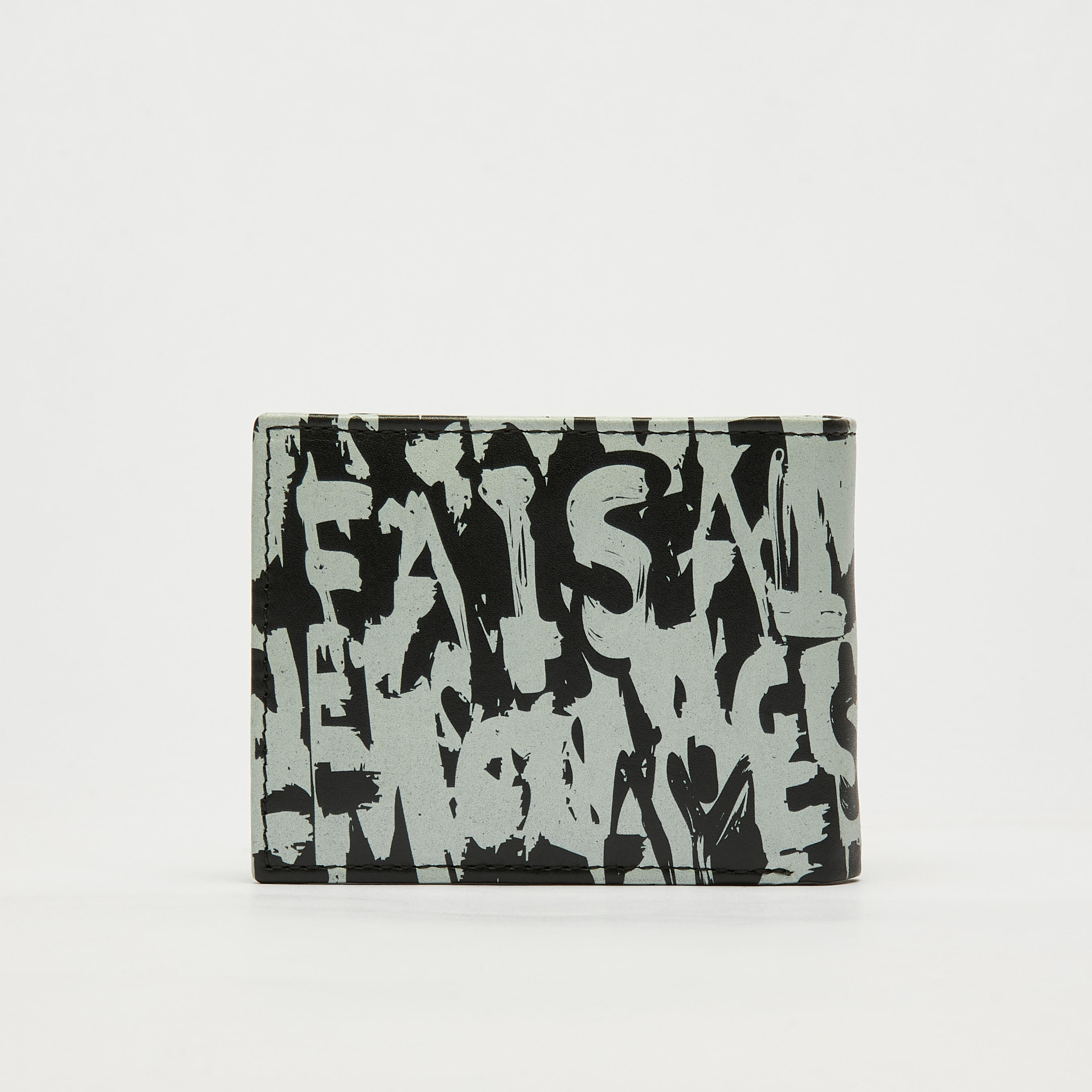 Typographic Print Leather Bi-Fold Wallet-men-beltsandwallets-wallets-image-3