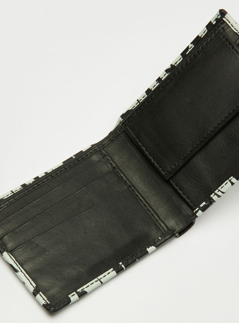 Typographic Print Leather Bi-Fold Wallet-men-beltsandwallets-wallets-image-4