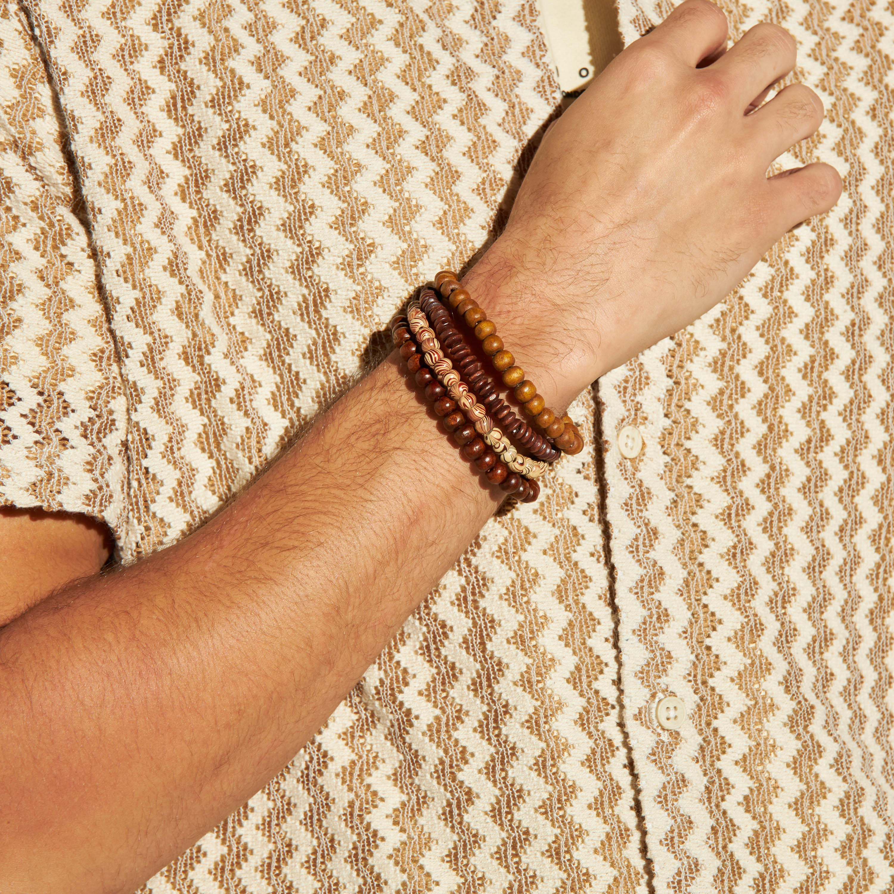Set of 4 - Beaded Bracelet-men-watchesandjewellery-bracelets-image-2