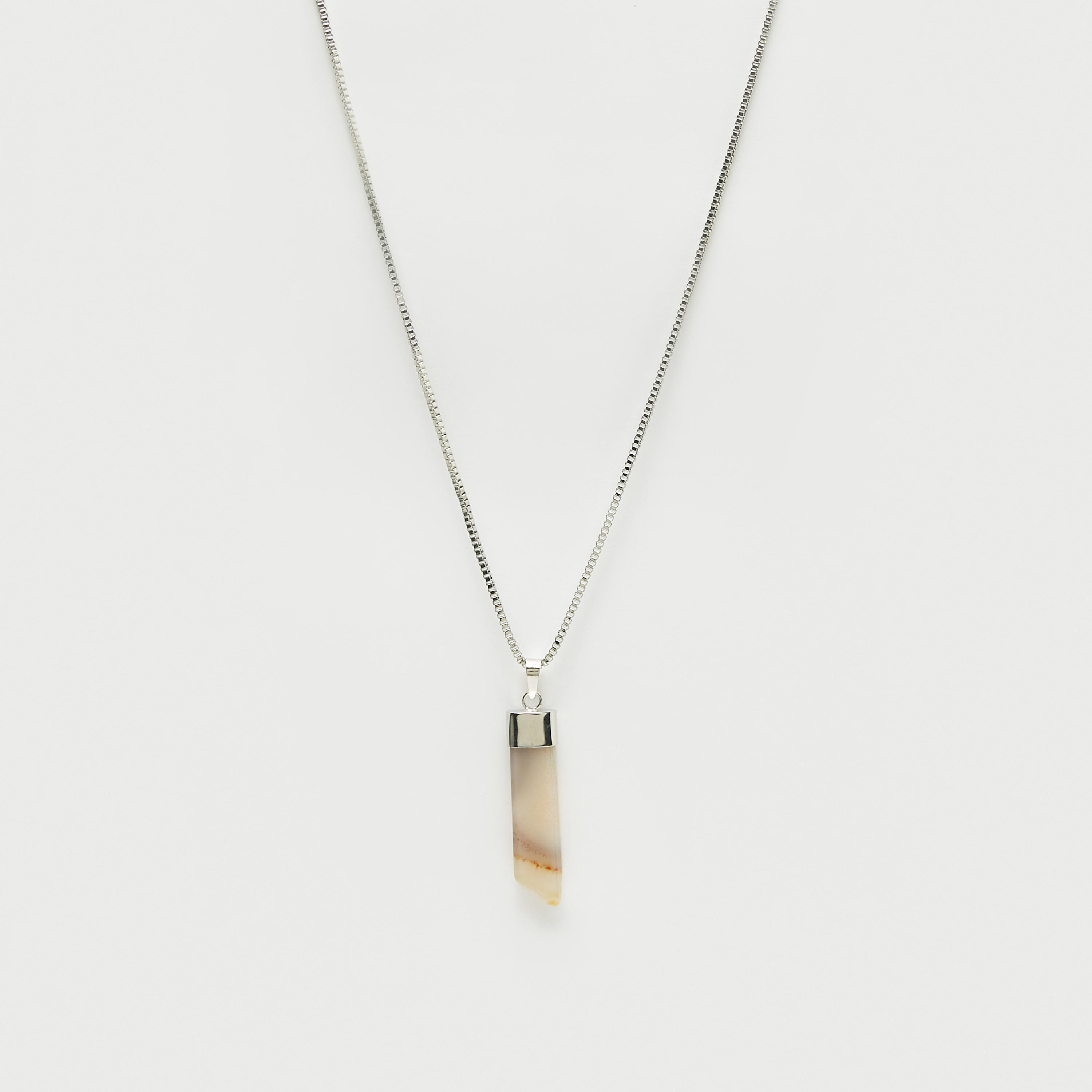 Pendant Chain Necklace with Lobster Clasp Closure-men-watchesandjewellery-necklacesandpendants-image-1