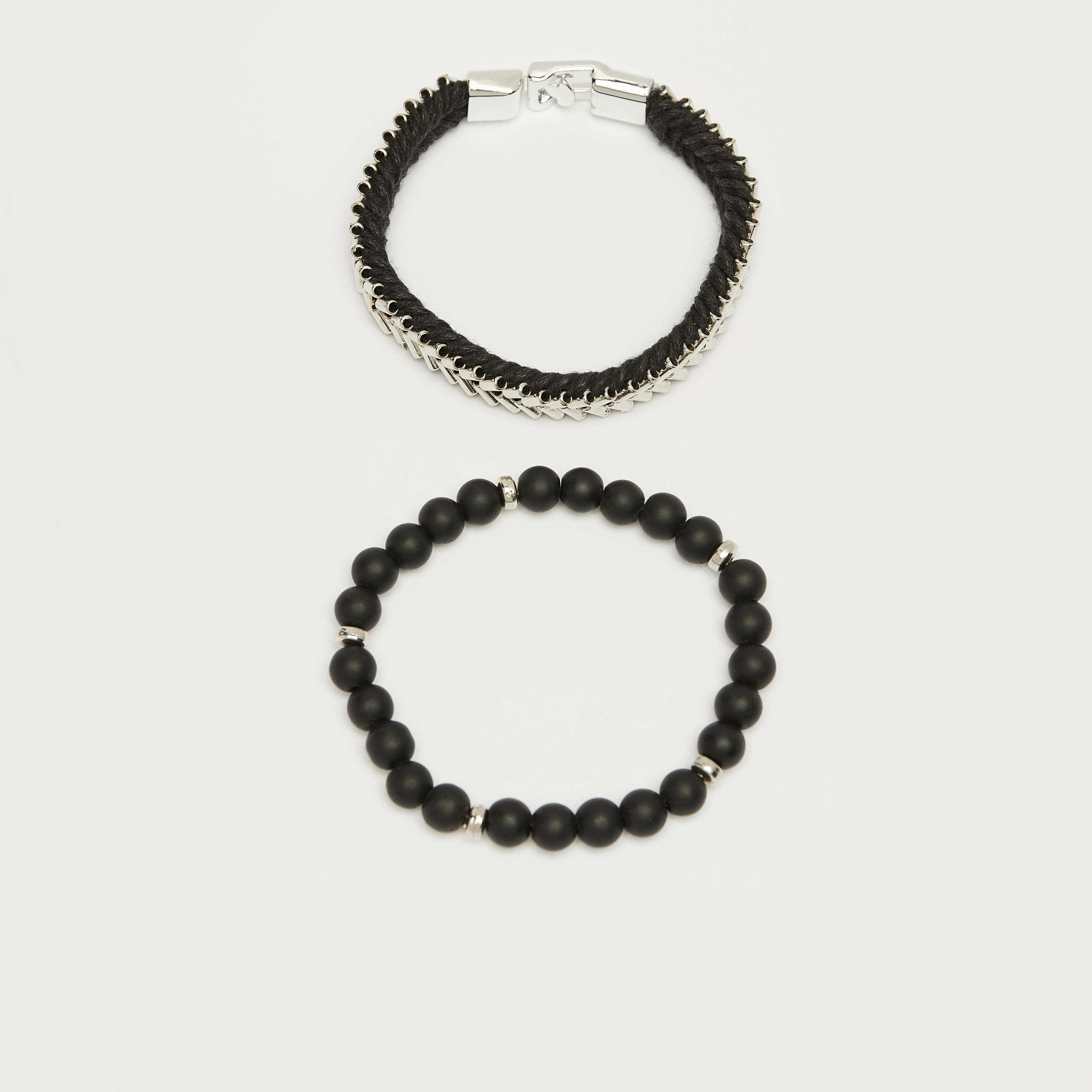طقم أساور متنوعة - قطعتين-men-watchesandjewellery-bracelets-image-4