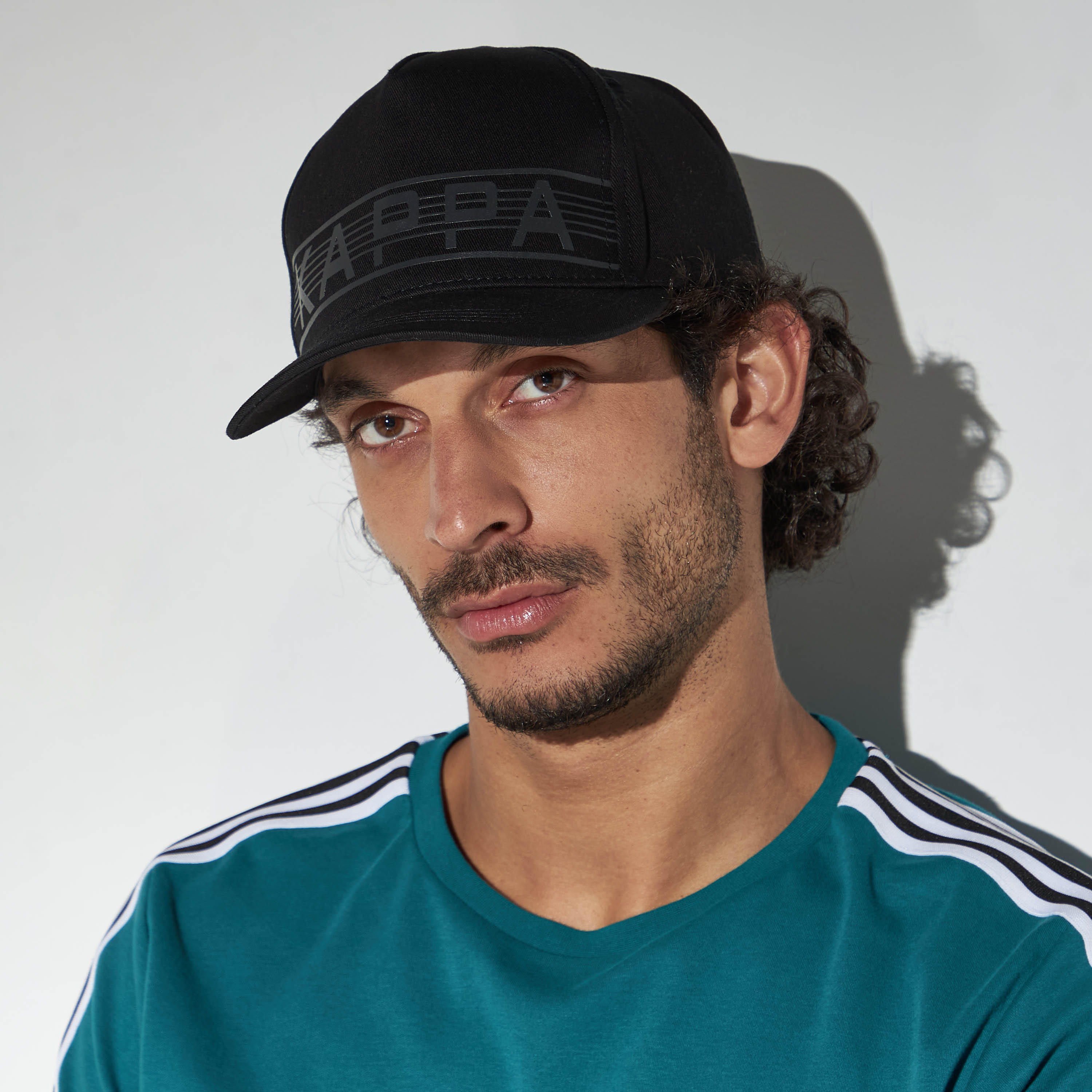 Kappa Logo Print Cap with Buckled Strap Closure-men-clothing-sportswearandactivewear-accessories-image-3