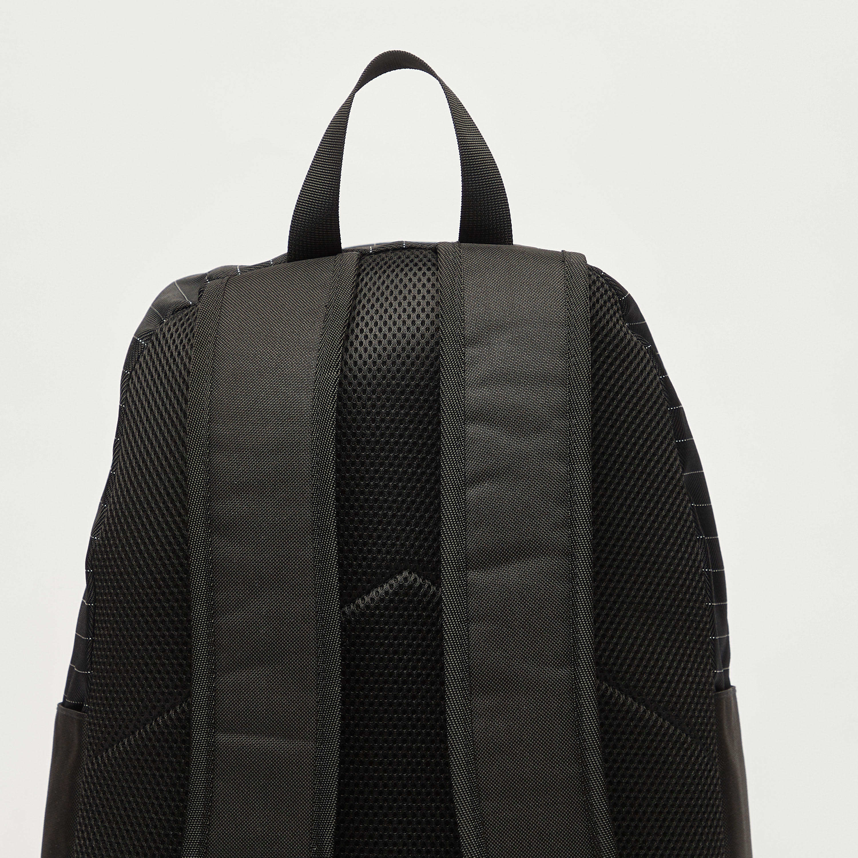Kappa Logo Print Backpack with Adjustable Straps and Zip Closure-men-bags-image-6