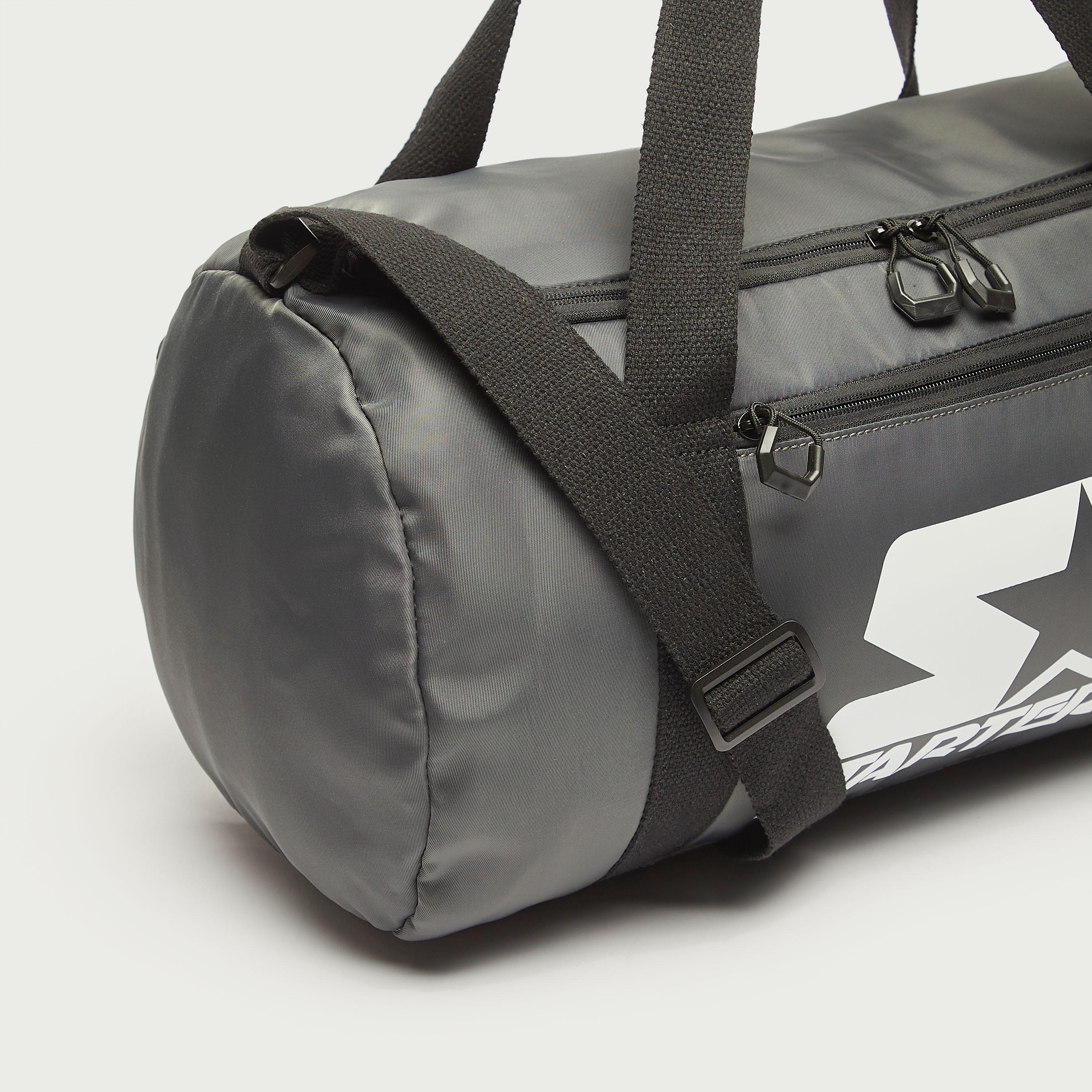 Starter Print Duffel Bag with Adjustable Strap and Zip Closure-men-bags-image-4