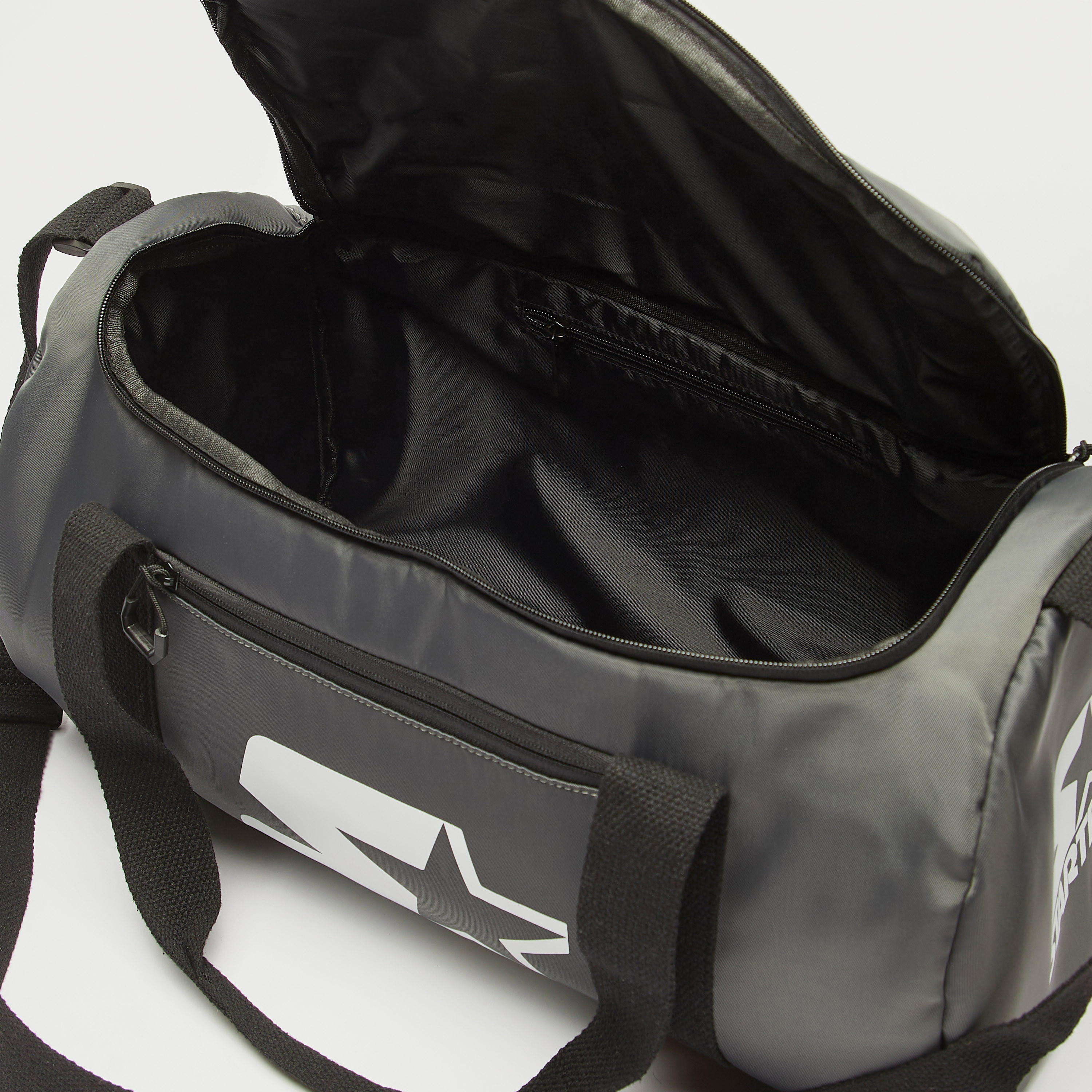 Starter Print Duffel Bag with Adjustable Strap and Zip Closure-men-bags-image-6