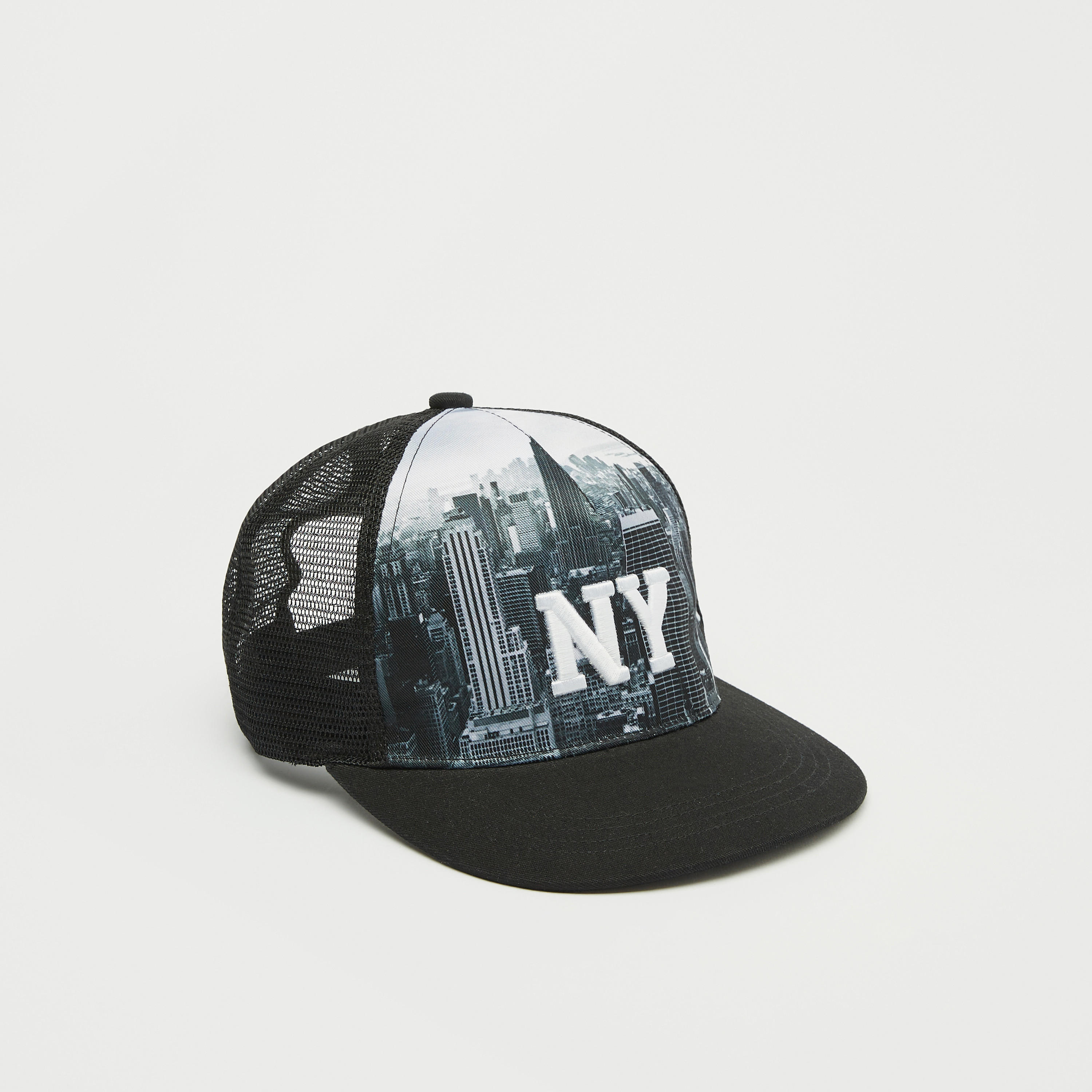 Embroidered Cap with Snap Back Closure-men-caps-image-1