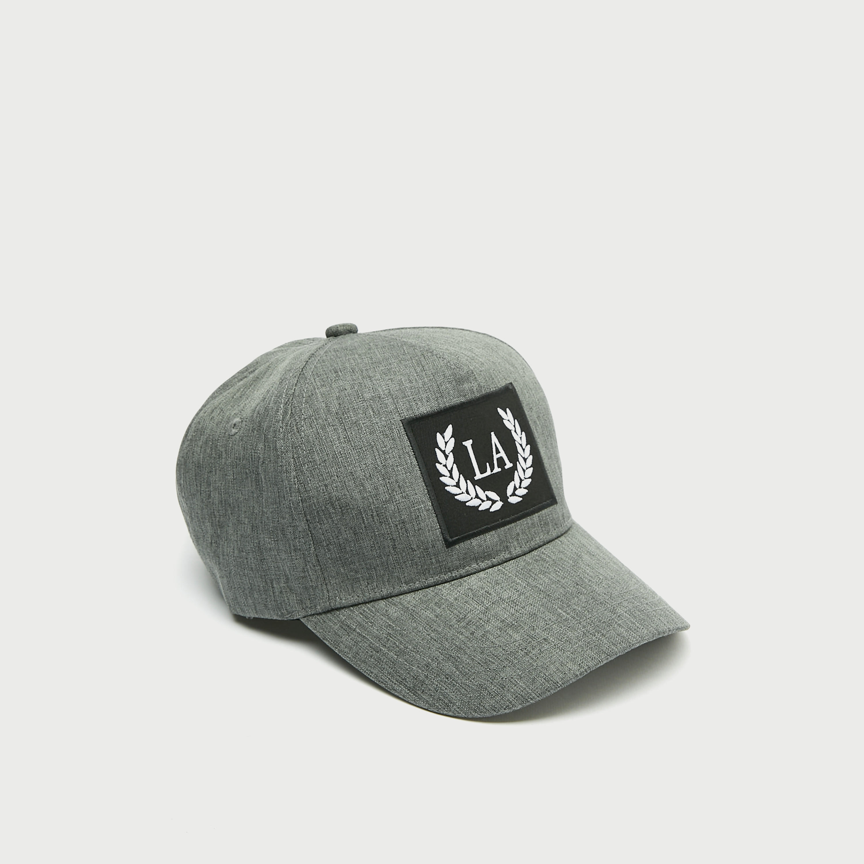 Applique Detail Cap with Buckled Strap Closure-men-caps-image-1