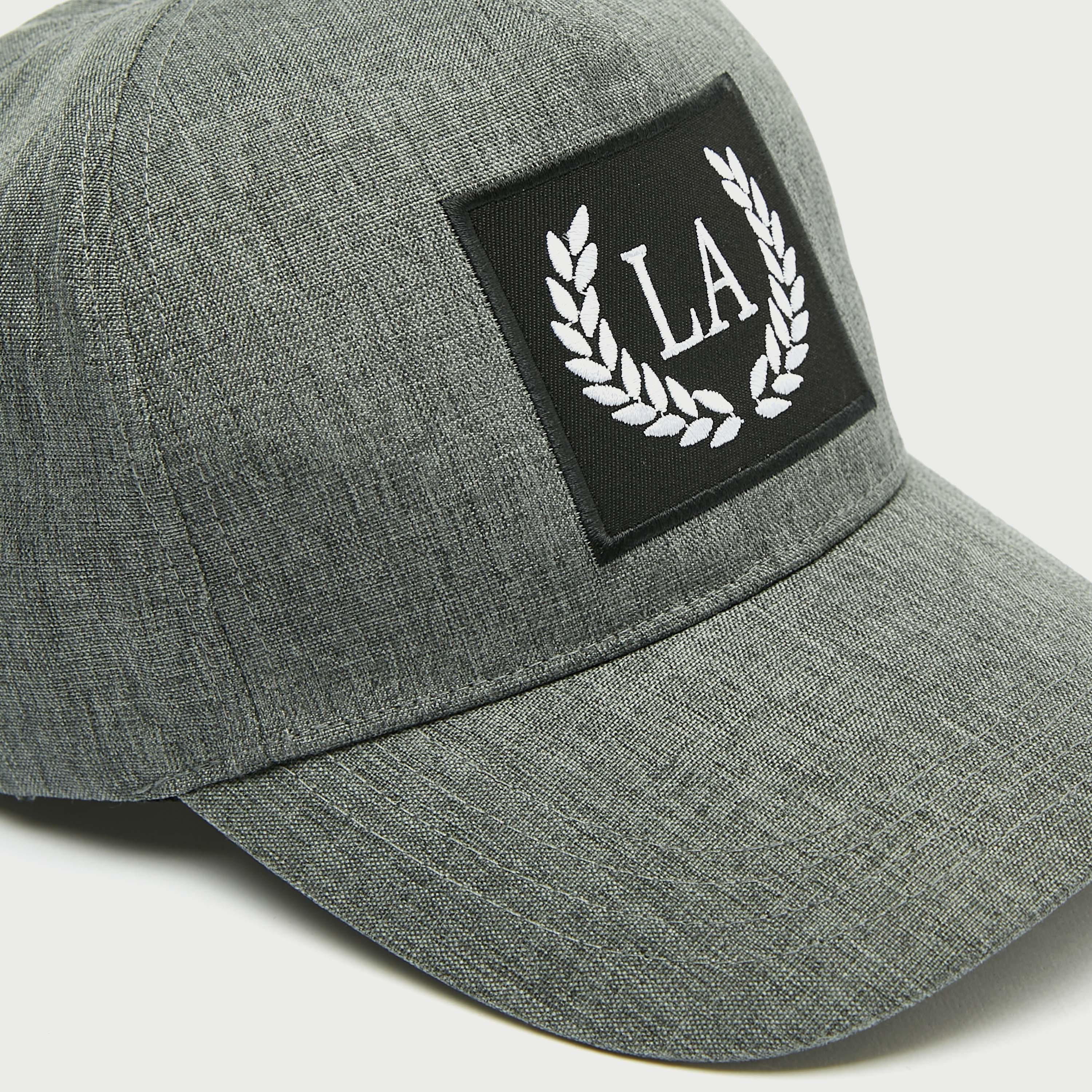 Applique Detail Cap with Buckled Strap Closure-men-caps-image-3