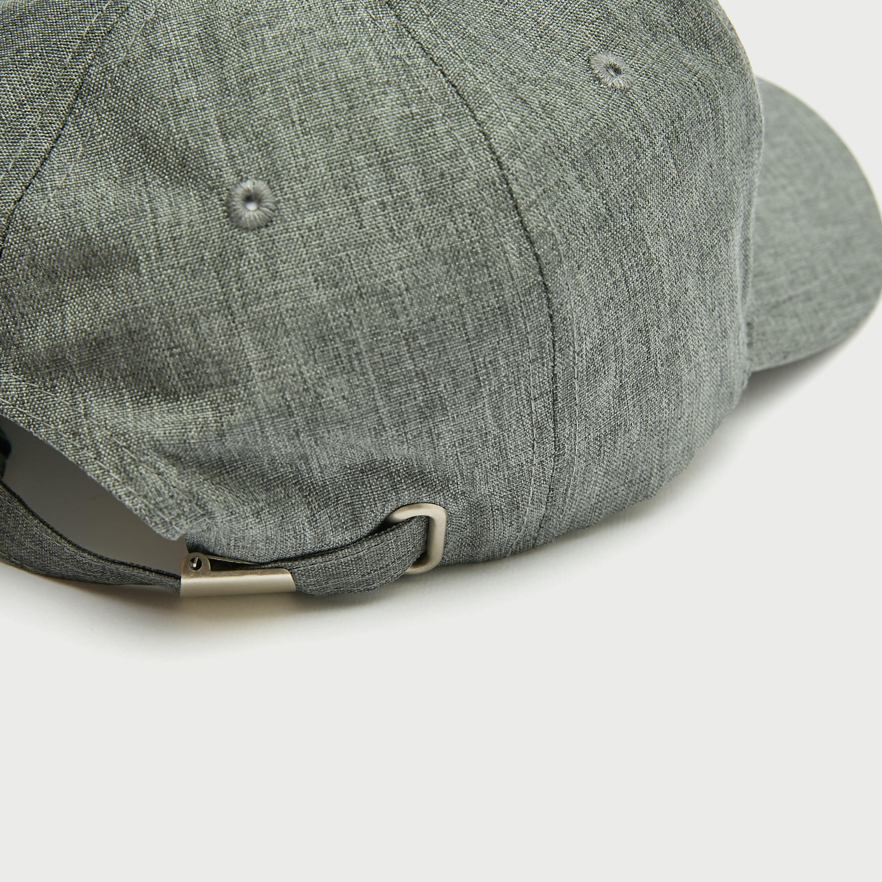 Applique Detail Cap with Buckled Strap Closure-men-caps-image-5