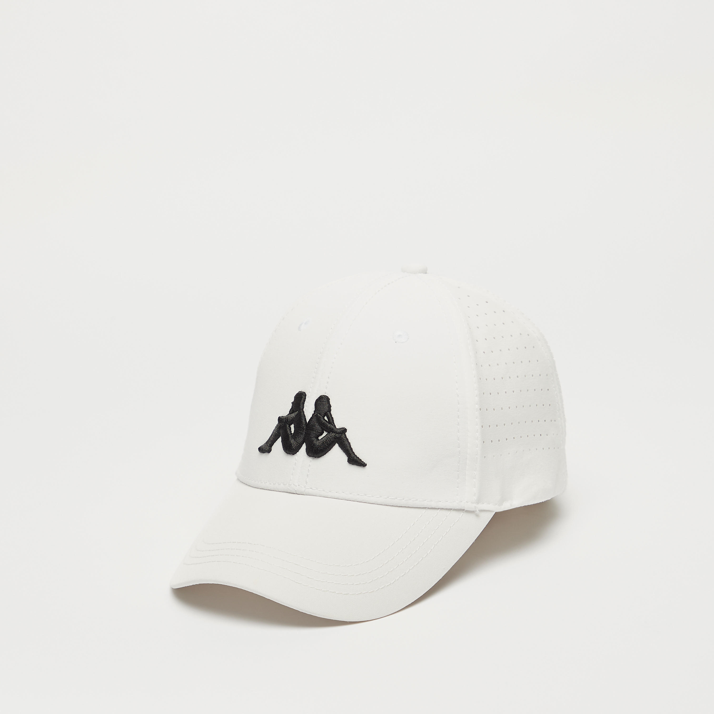 Kappa Logo Embroidered Cap with Hook and Loop Strap Closure-men-clothing-sportswearandactivewear-accessories-image-1