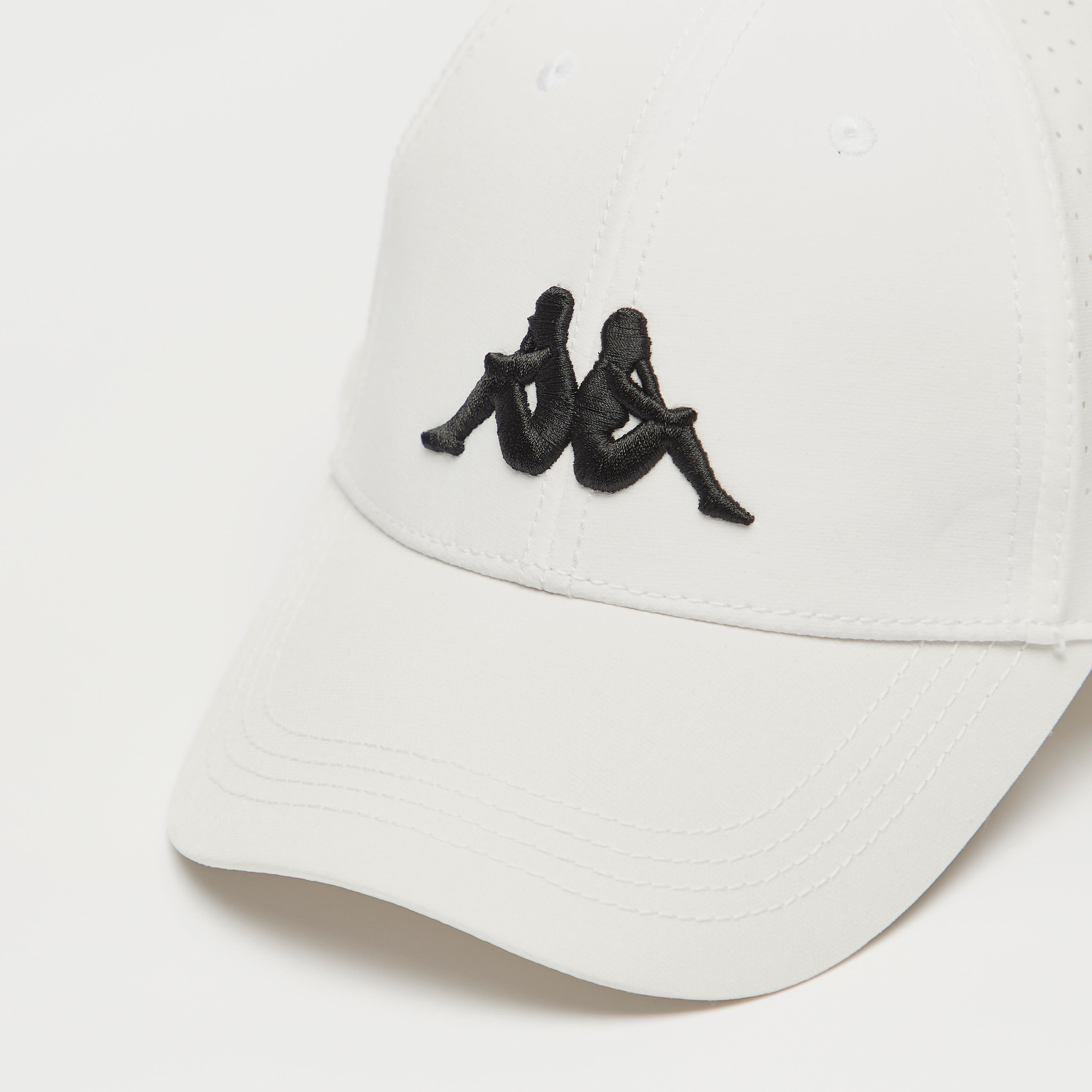 Kappa Logo Embroidered Cap with Hook and Loop Strap Closure-men-clothing-sportswearandactivewear-accessories-image-3