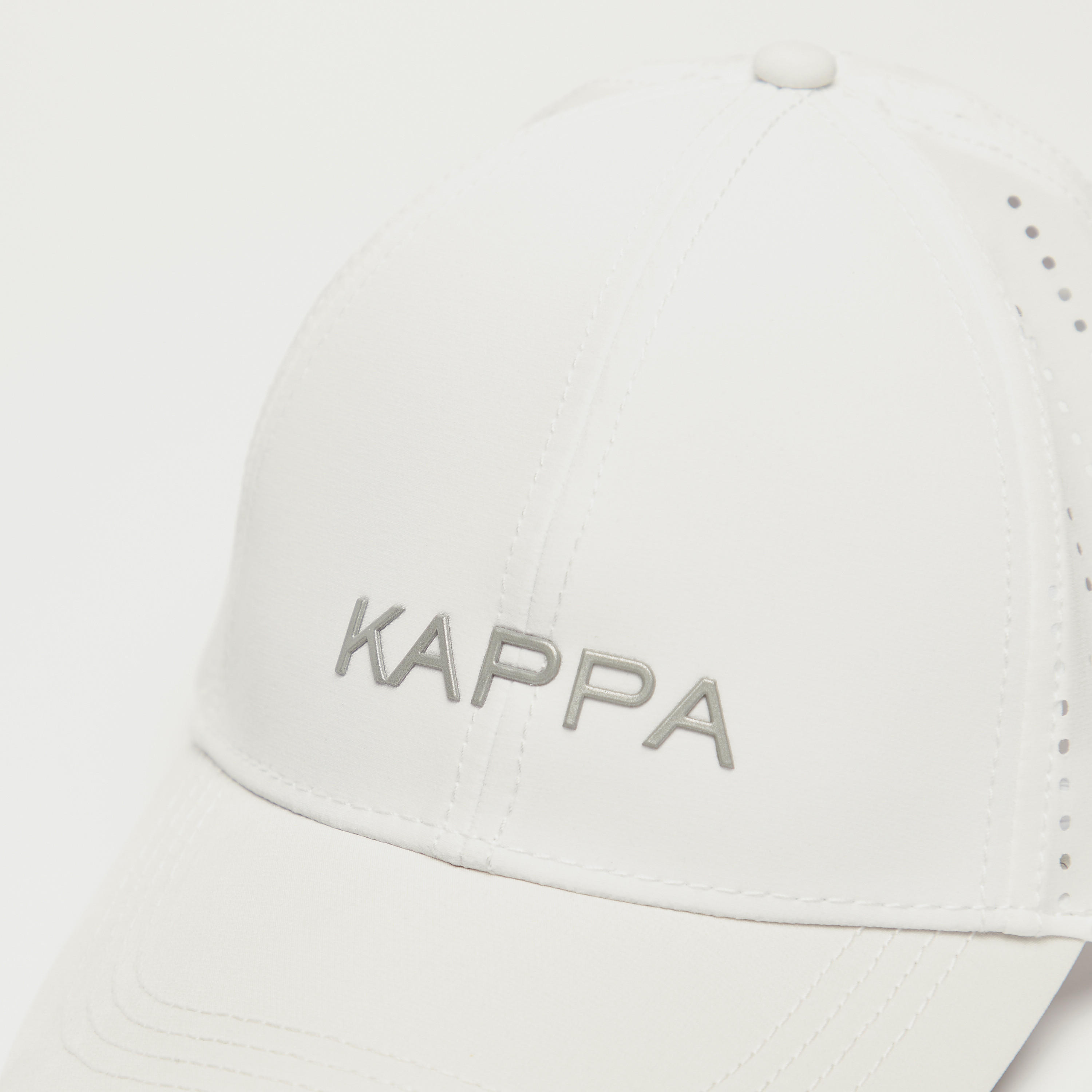 Kappa Logo Embroidered Cap with Hook and Loop Strap Closure-men-clothing-sportswearandactivewear-accessories-image-3