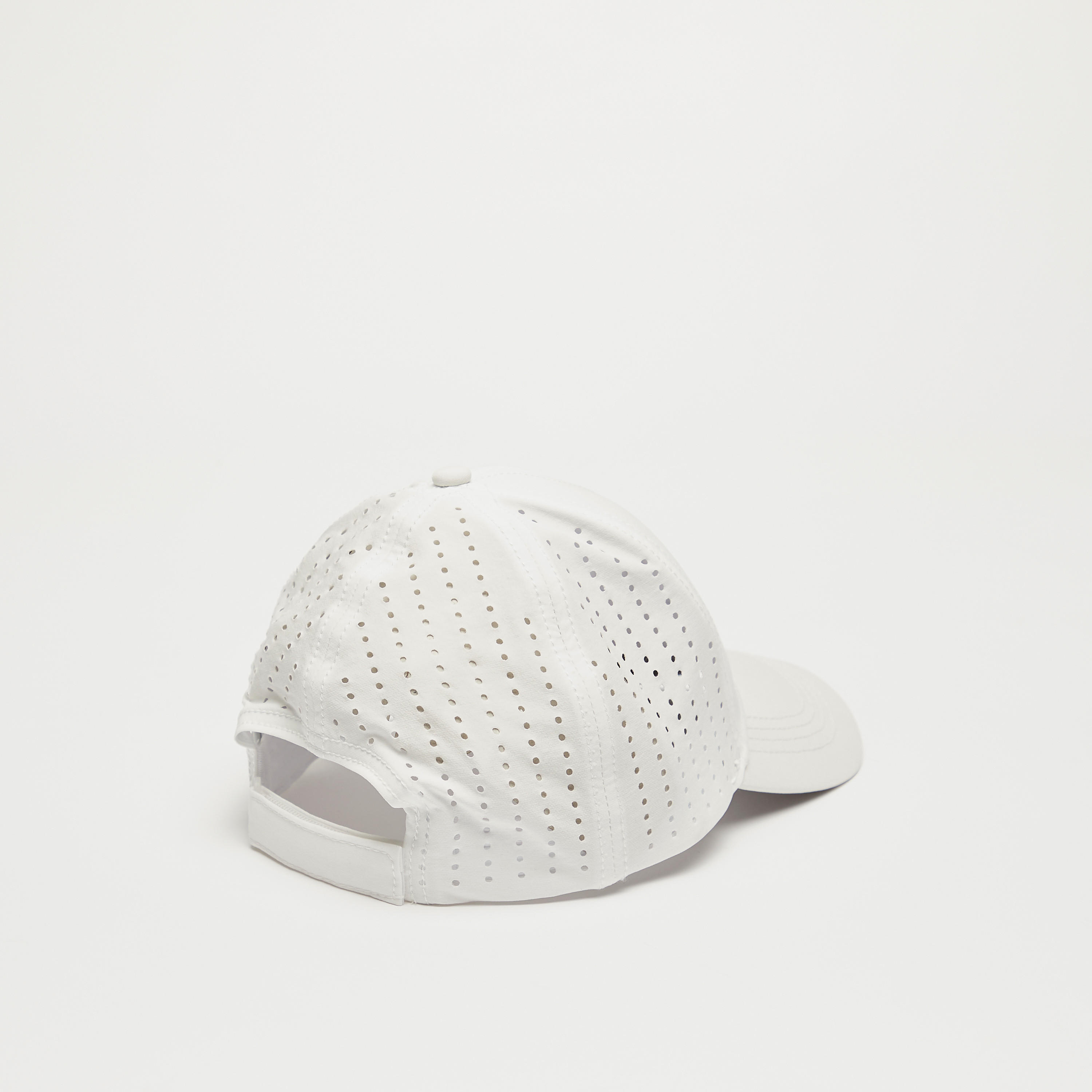 Kappa Logo Embroidered Cap with Hook and Loop Strap Closure-men-clothing-sportswearandactivewear-accessories-image-5